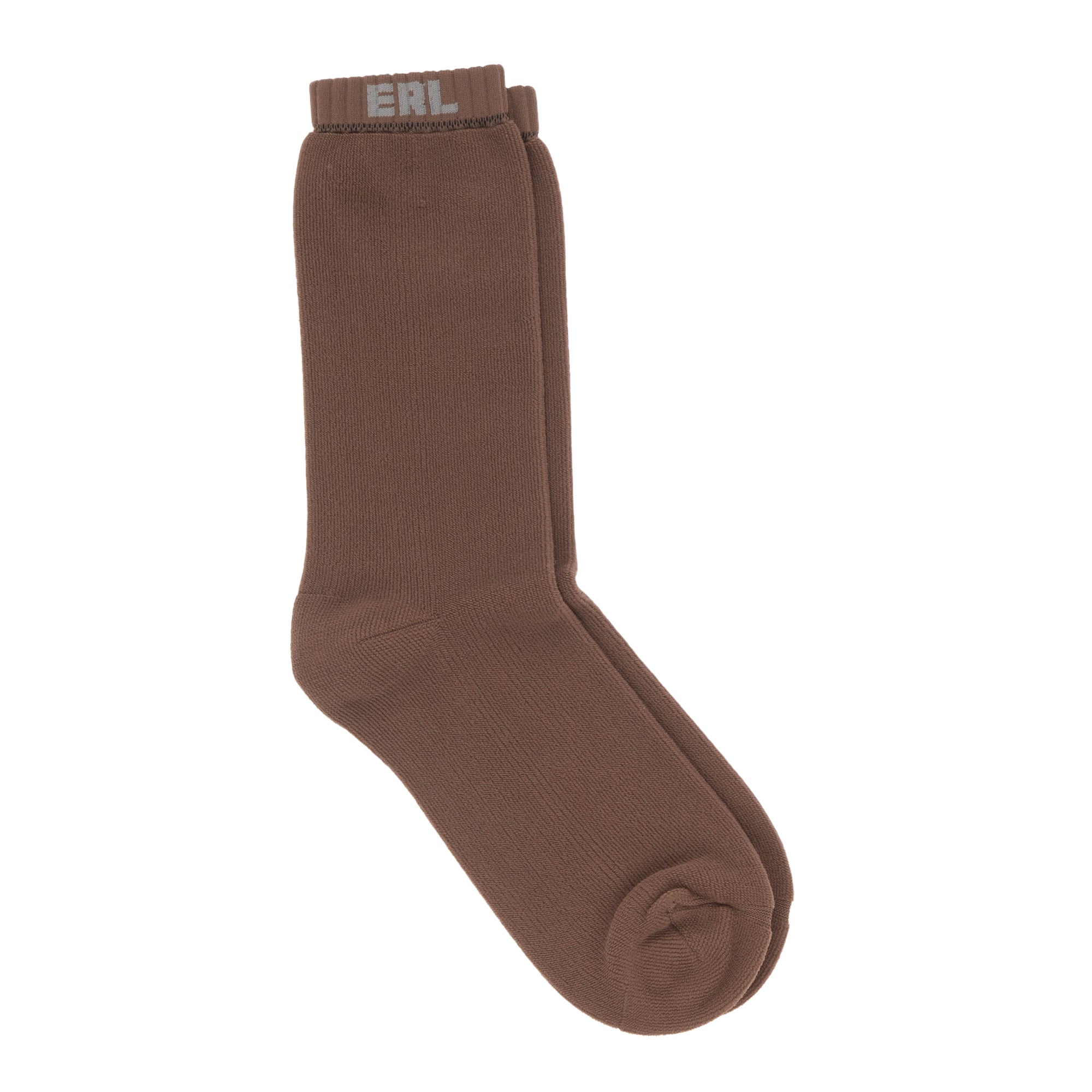 Unisex Knit Socks Brown ERL08K071