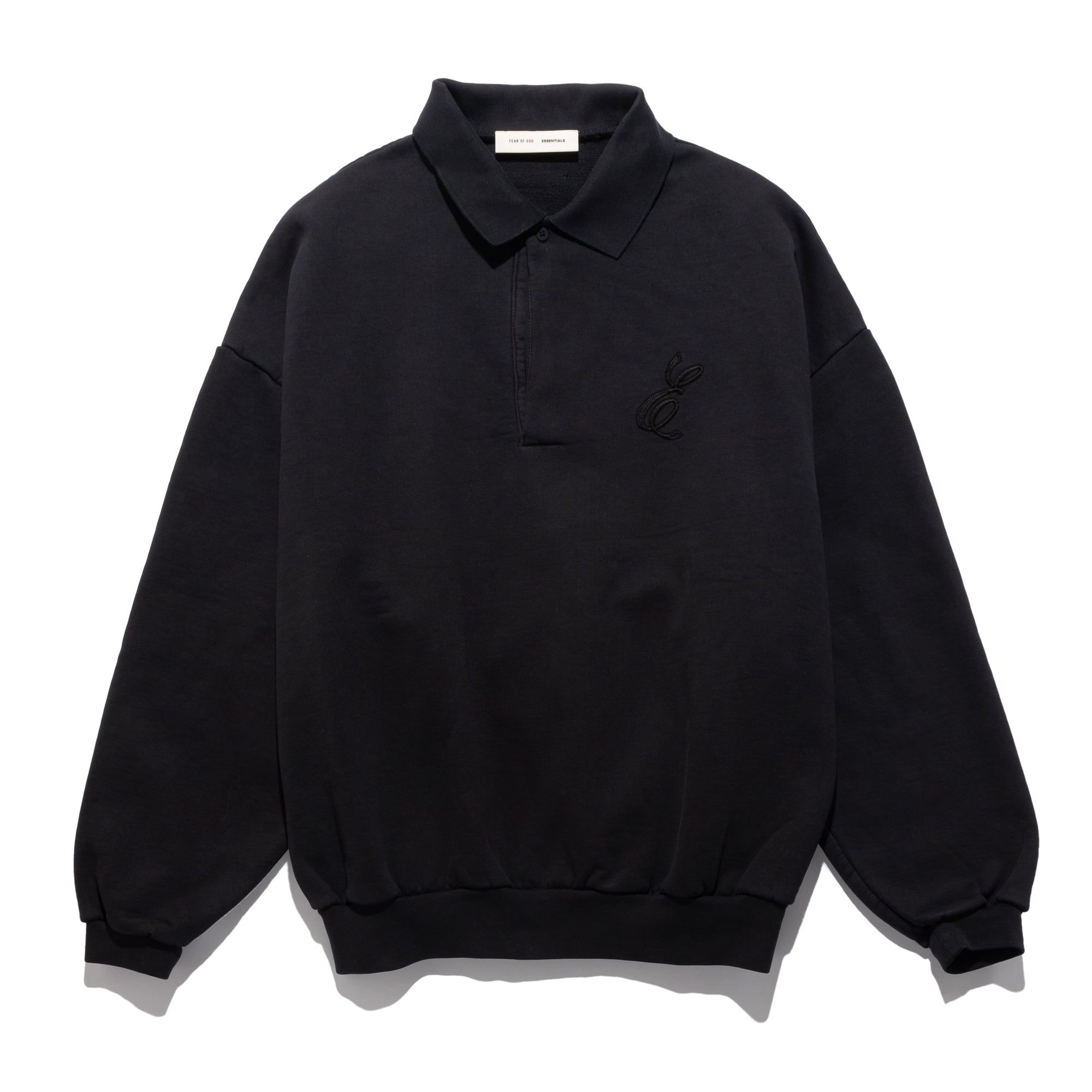 Professor.E Dirt Polo ブラック系 ポロスウェット Classic Polo Sweatshirt Vintage Black 192HO252042F – Capsule
