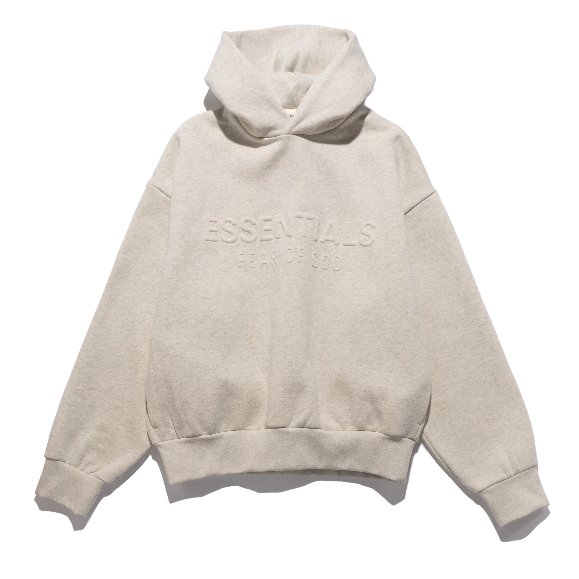 Embossed Classic Hoodie Heather Oatmeal 192HO256212F – Capsule