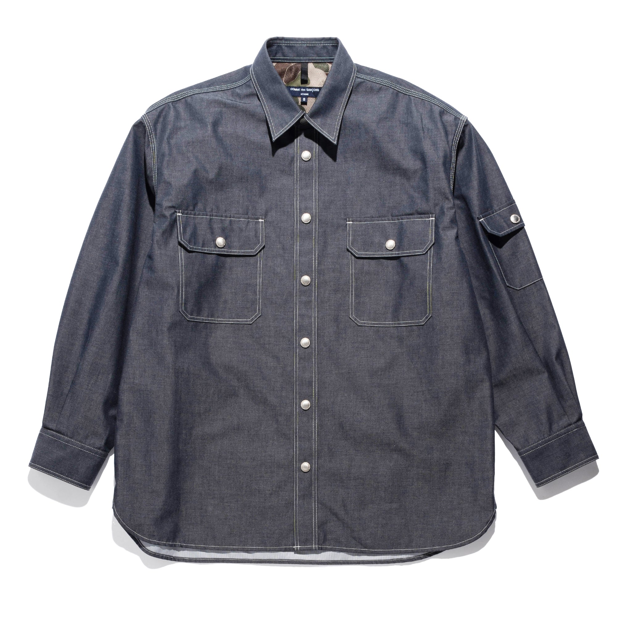 CdGH Tech Denim Shirt Grey HN-B004-051 – Capsule