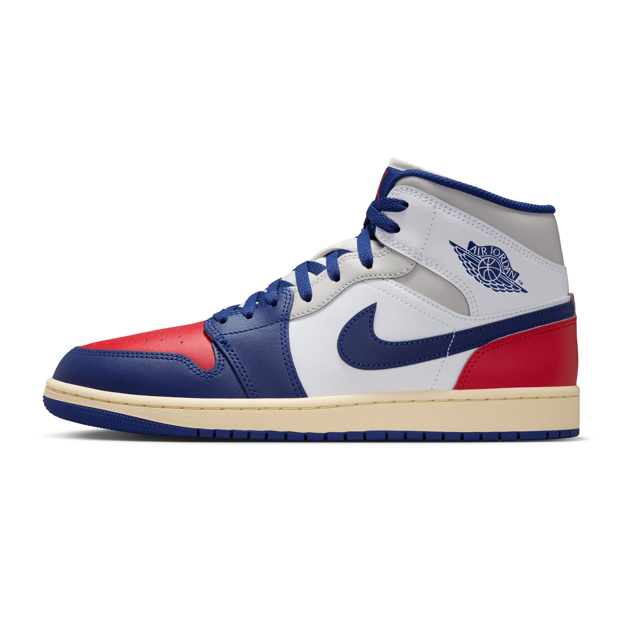 Air Jordan Mid WHITE/DEEP ROYAL BLUE-UNIVERSITY RED DQ8426-102