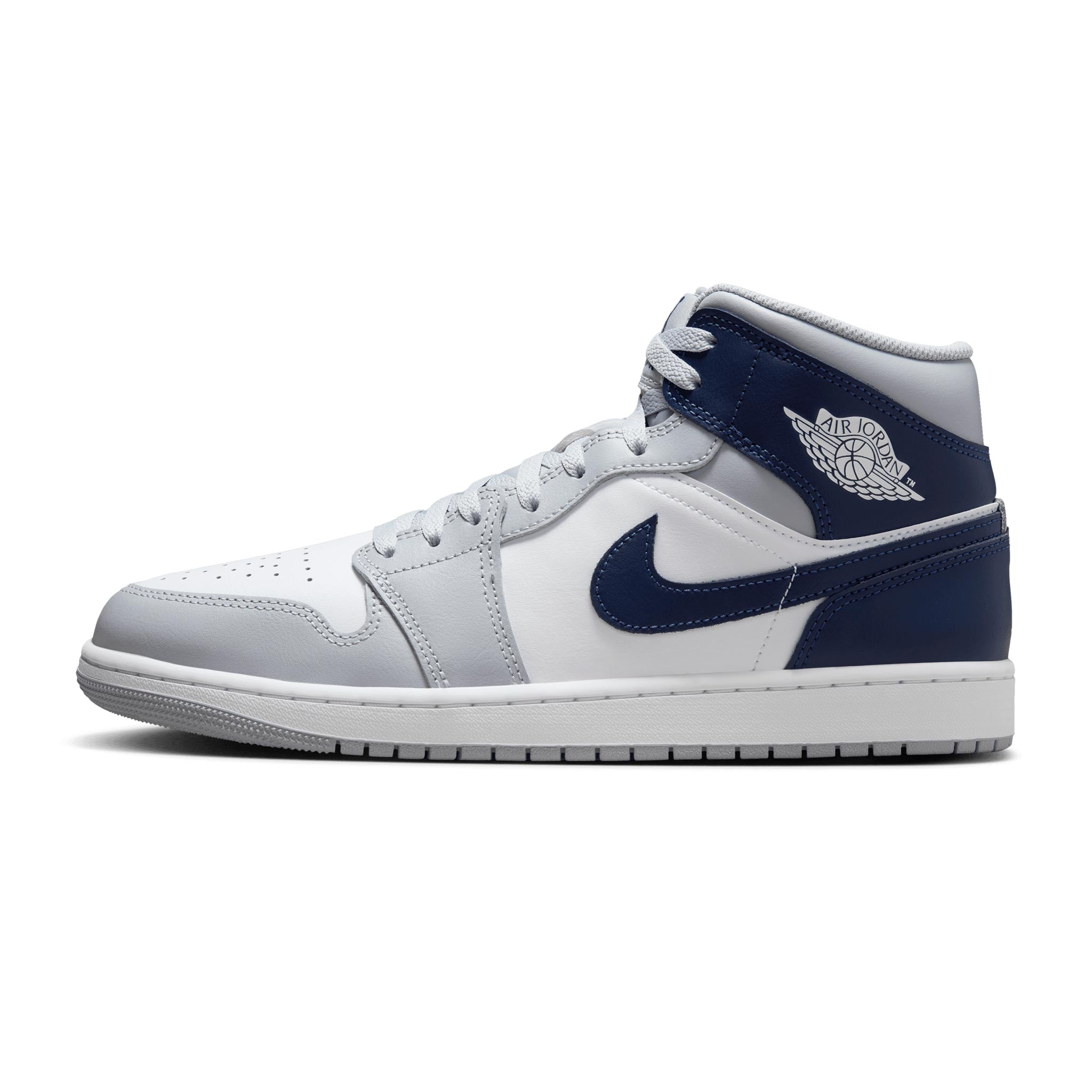 Air Jordan Mid White/Midnight Navy-Wolf Grey DQ8426-104 – Capsule