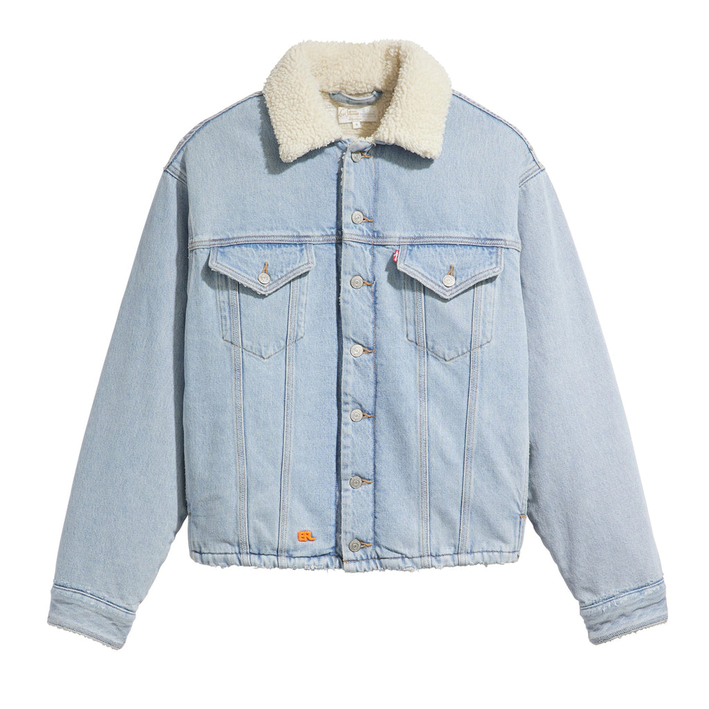 Levis sherpa jacket kids Clearance