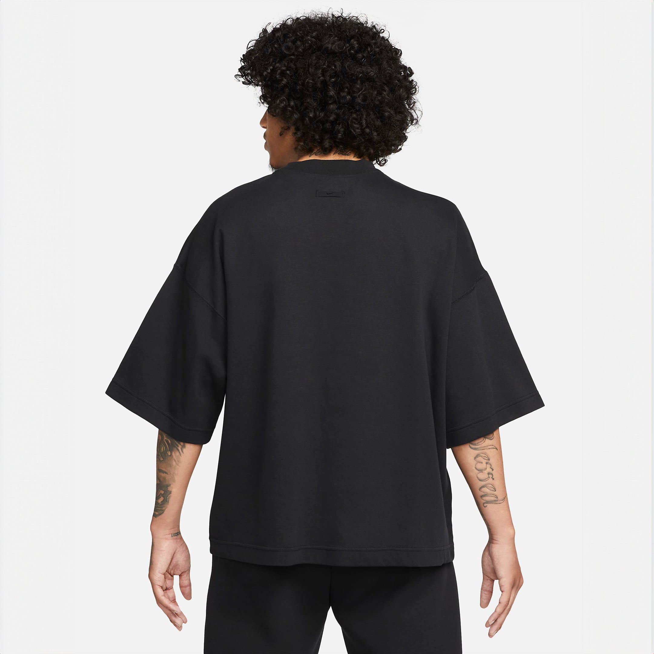 Nike Tech Fleece Reimagined Oversized SS Sweatshirt Black FB8165-010