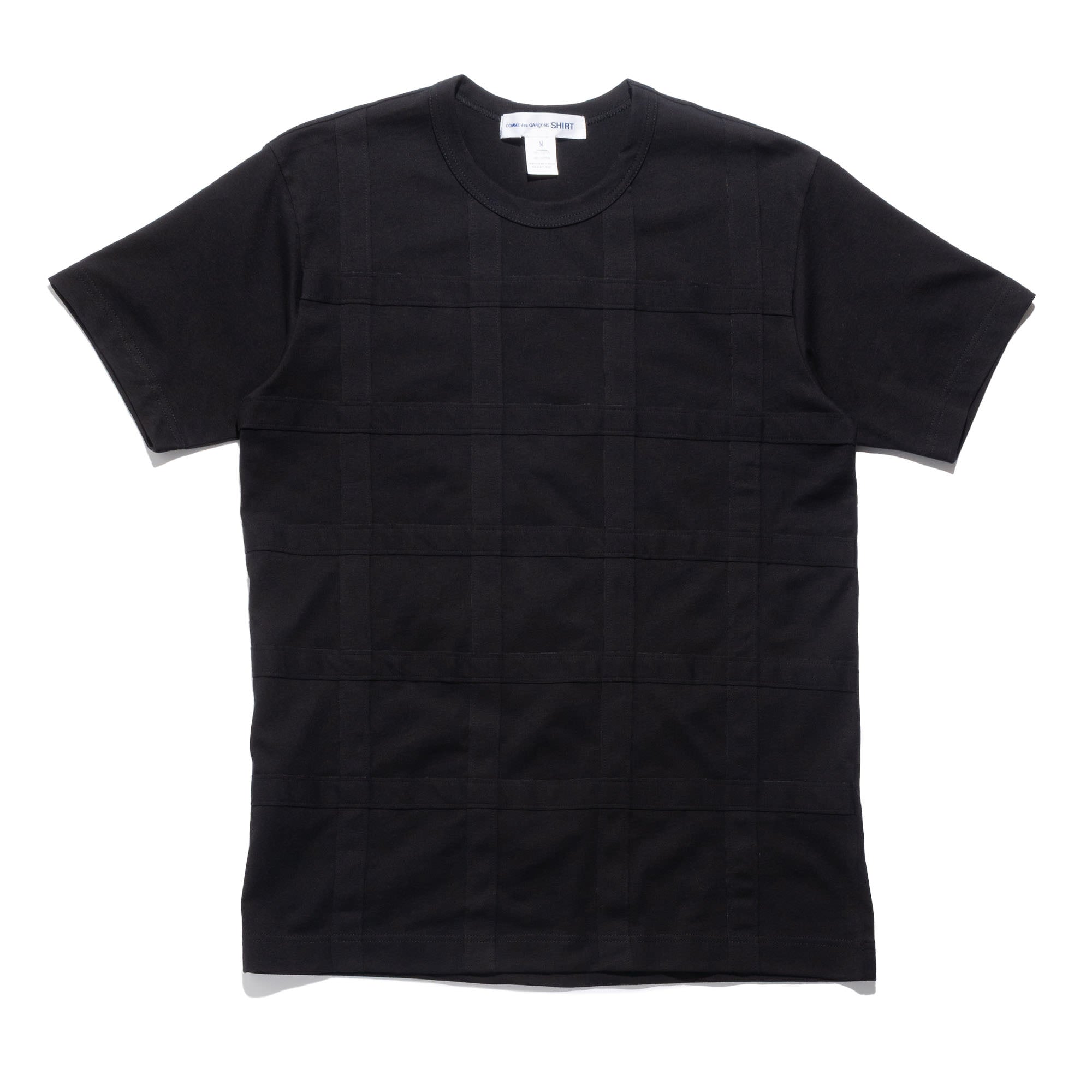 CDG SHIRT Lattice Tee Black FO-T009-S25-1 – Capsule