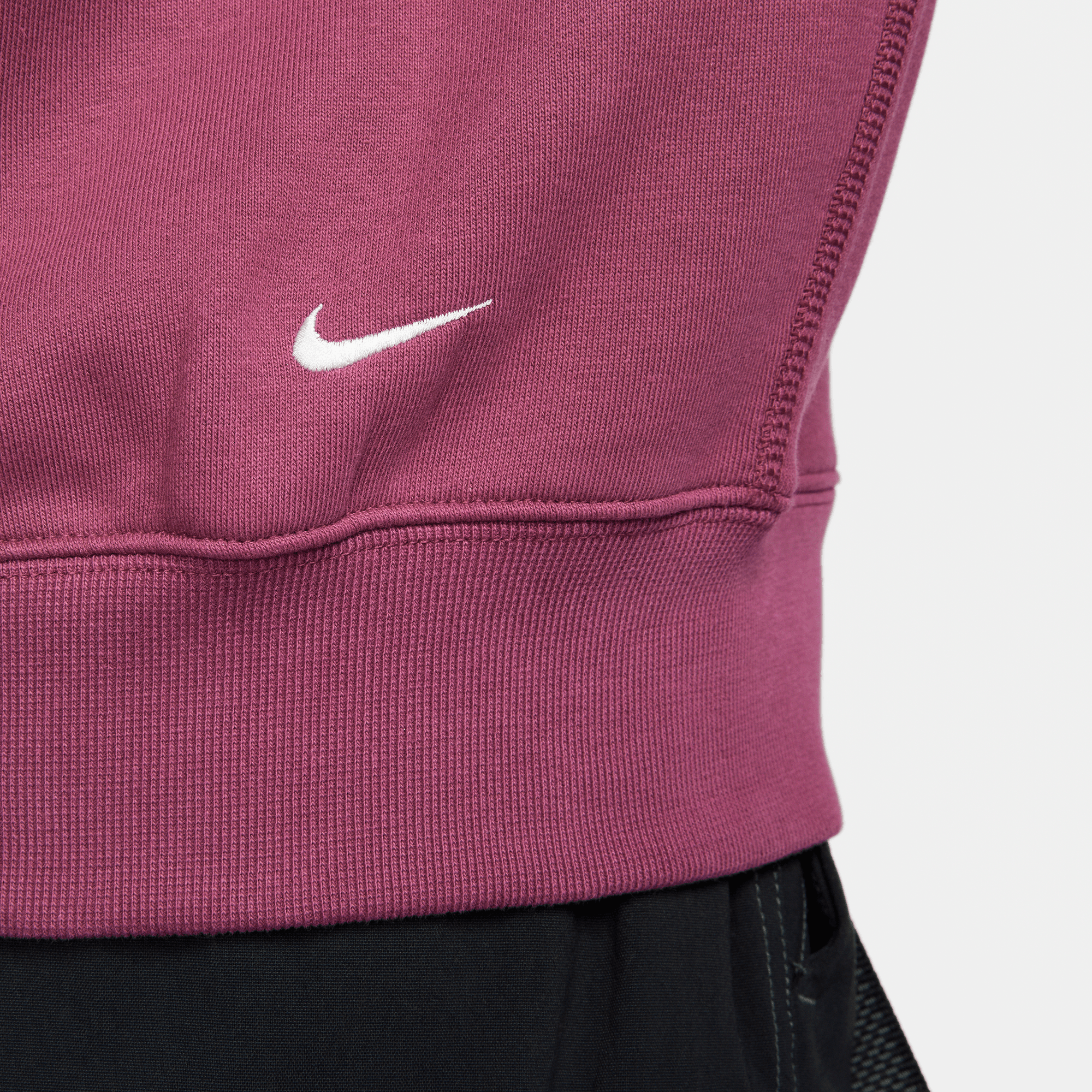 Nike logo-embroidered drop-shoulder sweatshirt