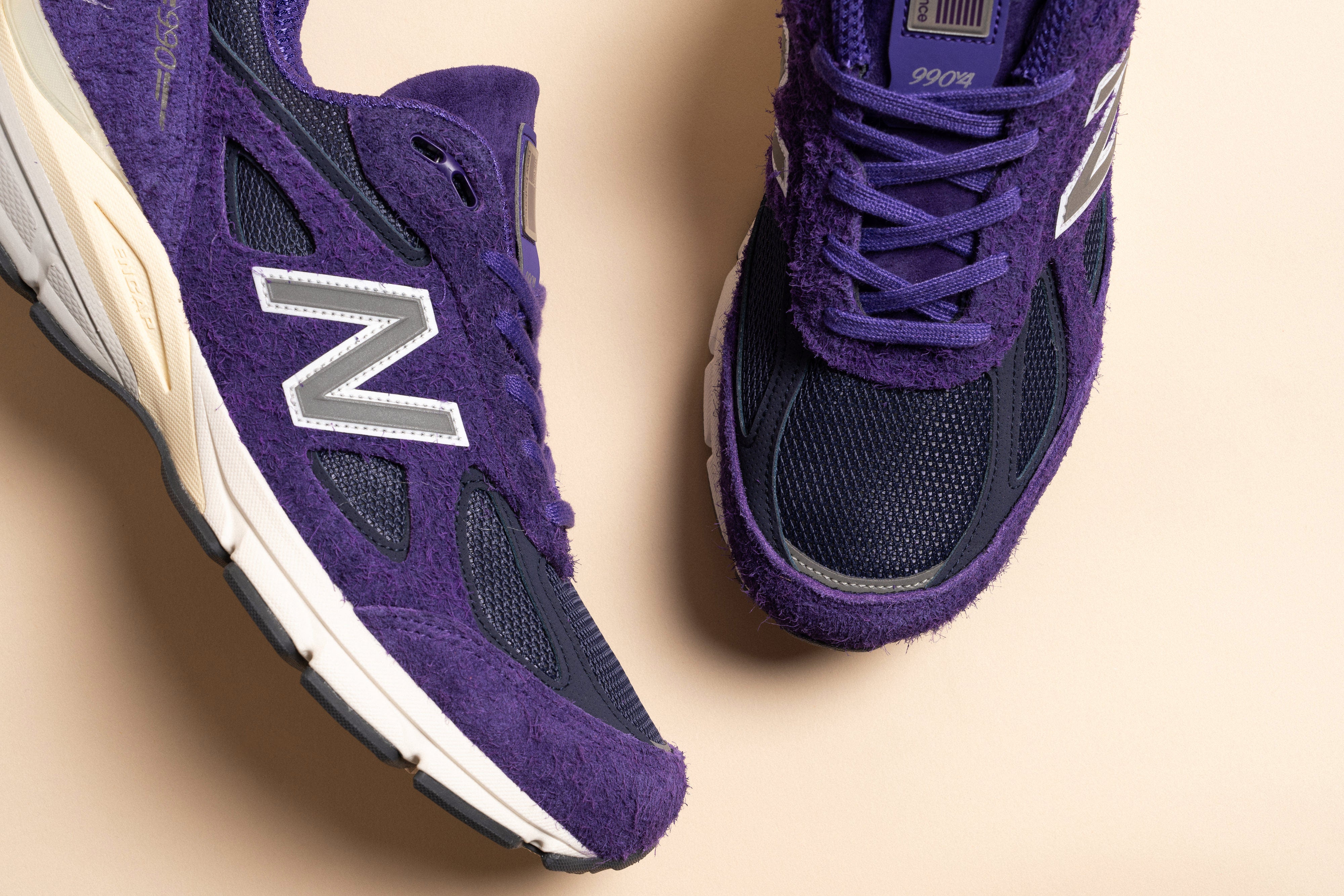 New Balance 990v4 Purple Suede 29 6 23 Capsule