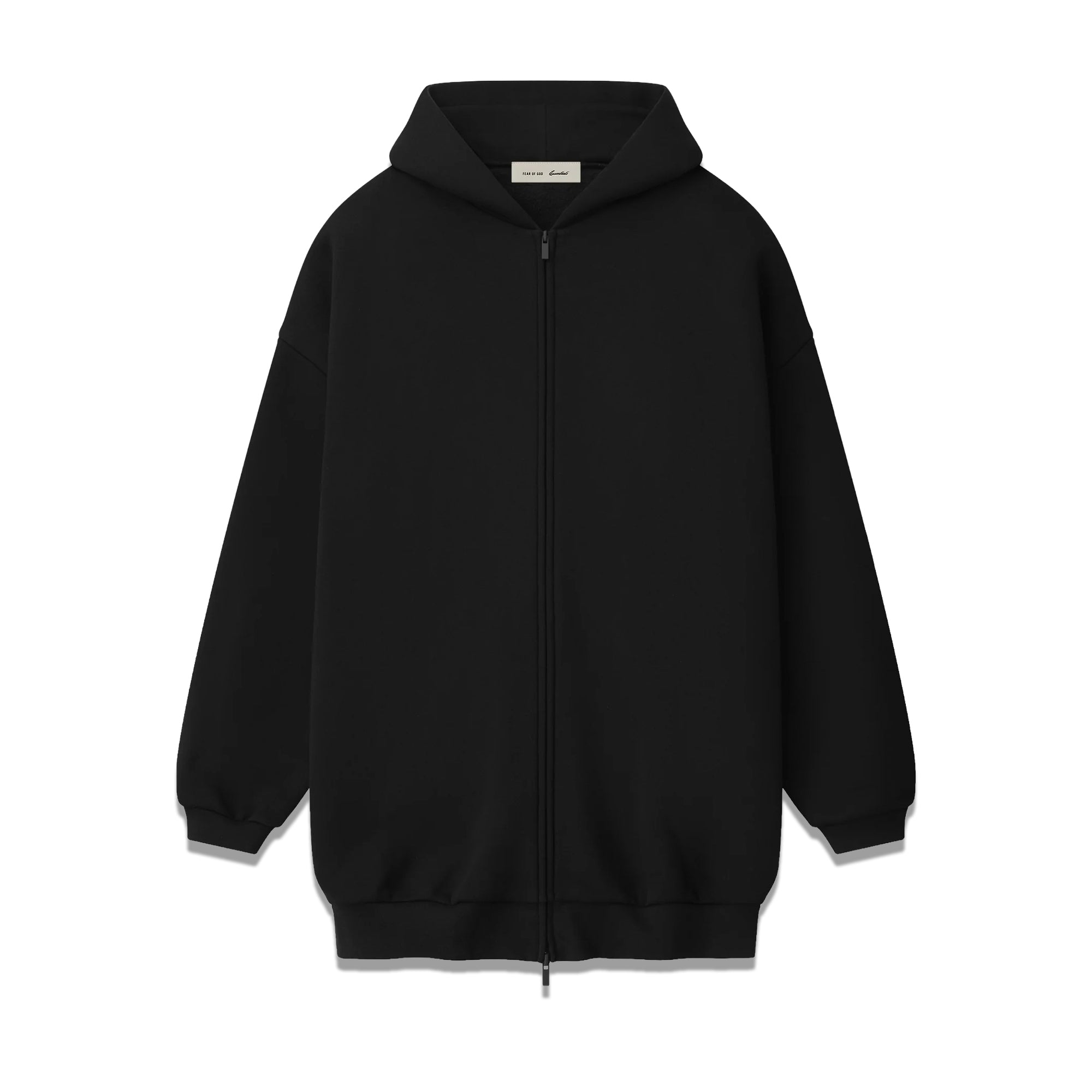 Property Lounge Long Zip Hoodie Black 192SP266931F