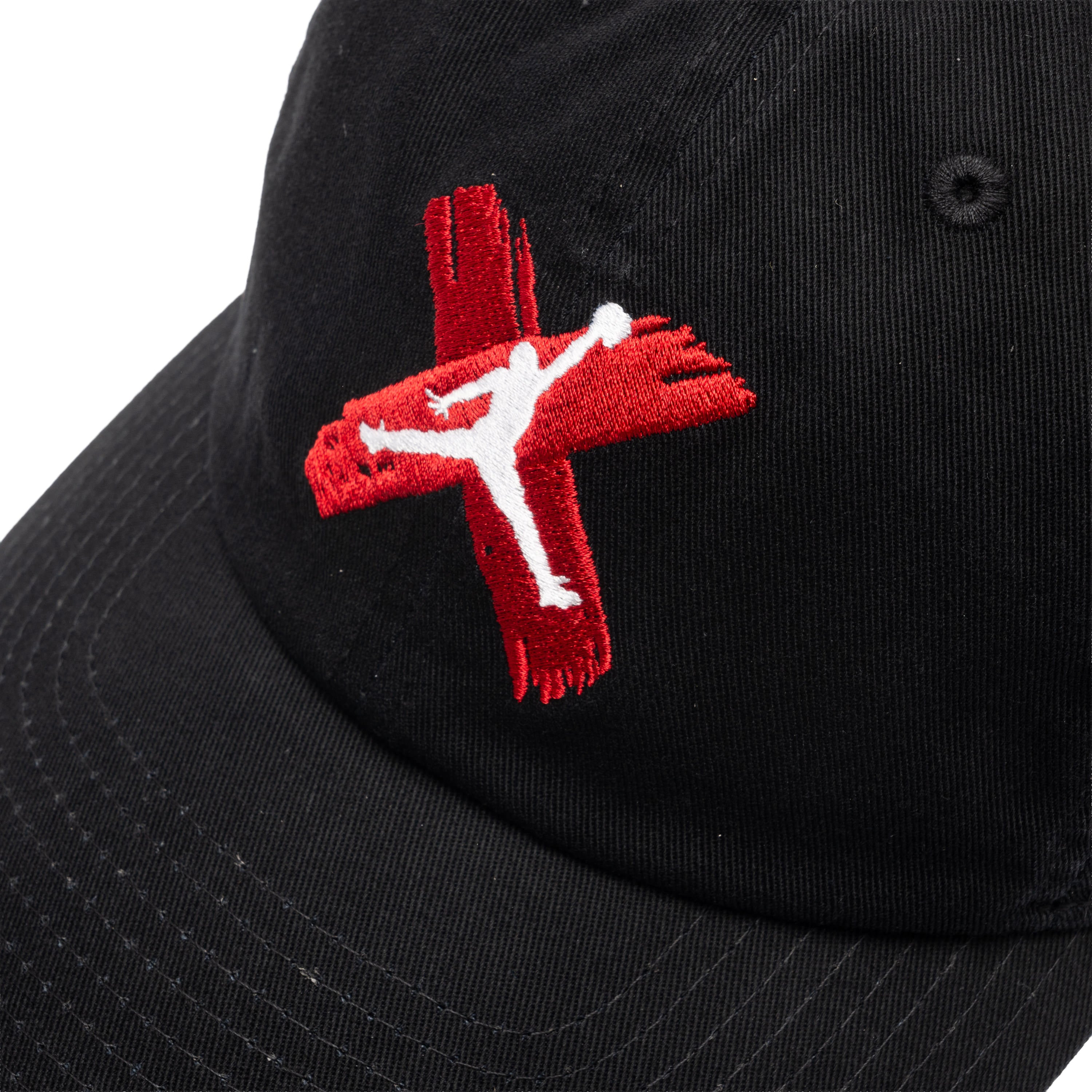 Jordan Club Unstructured Curved-Bill Hat BLACK/WHITE IR5997-010
