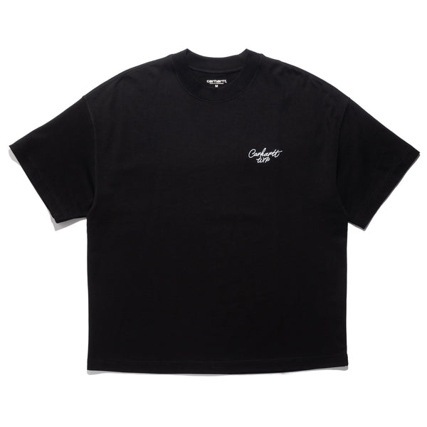 S/S Signature Script Tee Black I033828 – Capsule