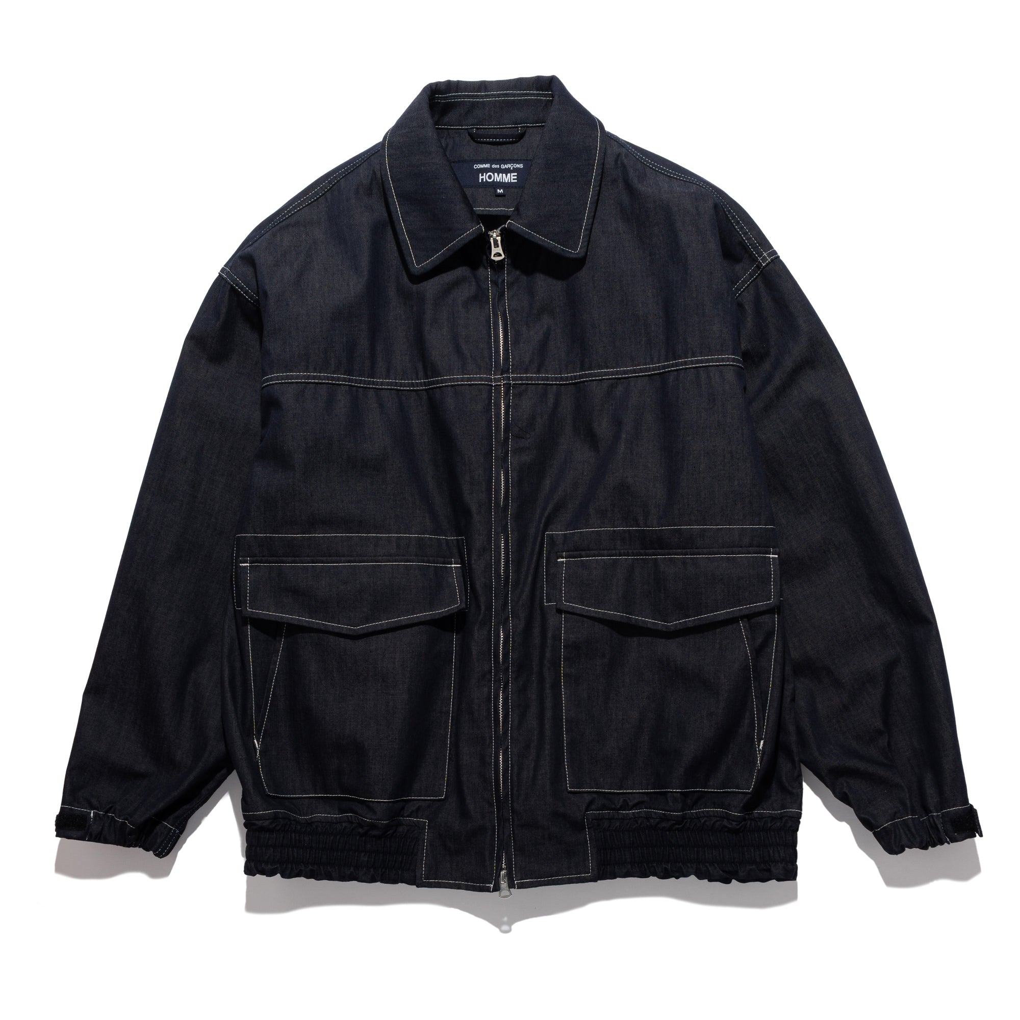 CdGH Denim Bomber Jacket Raw Indigo HQ-J010-051-1