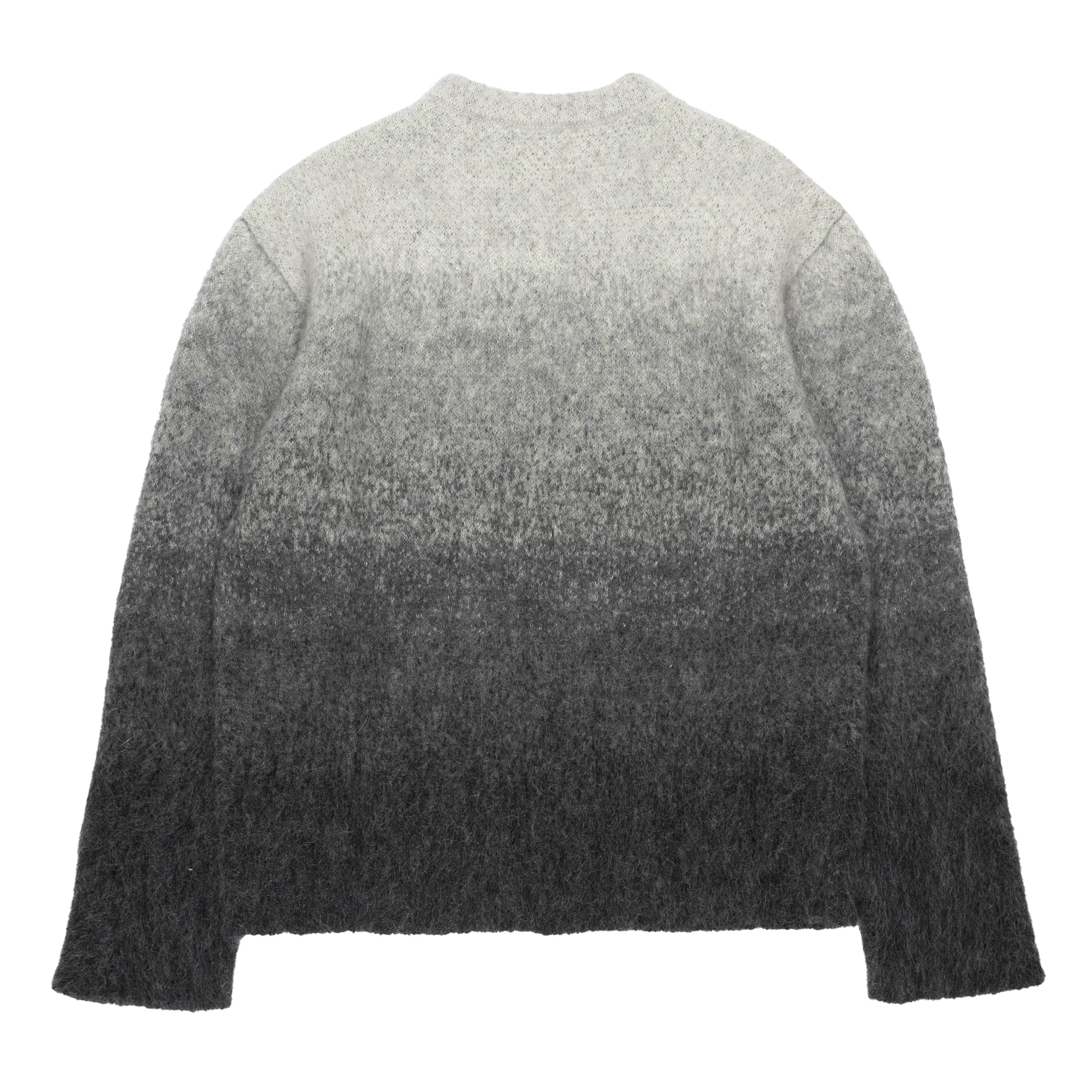 ERL Gradient V-Neck Pullover Sweater Grey Melange ERL08N022