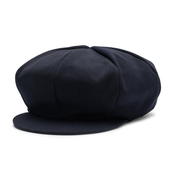 EG Newsboy Cap Heavy Wool Elastique Dark Navy 25F1H053 – Capsule