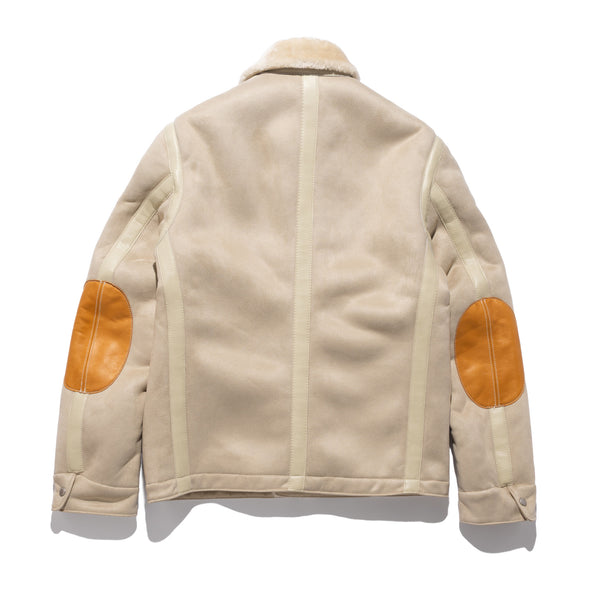 JWM Shearling Work Jacket Beige WP-J025-051-1