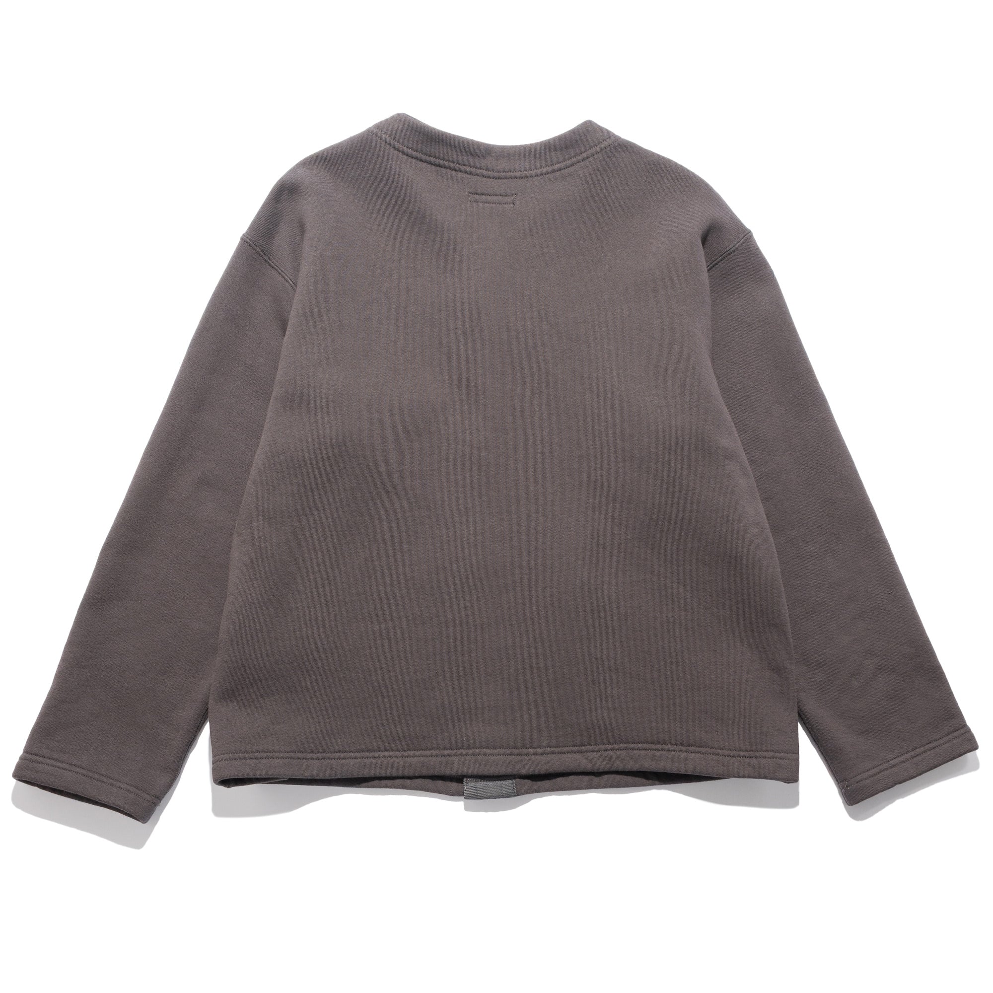 EG Knit Cardigan Graphite 12oz Cotton Fleece 25F1B030 – Capsule