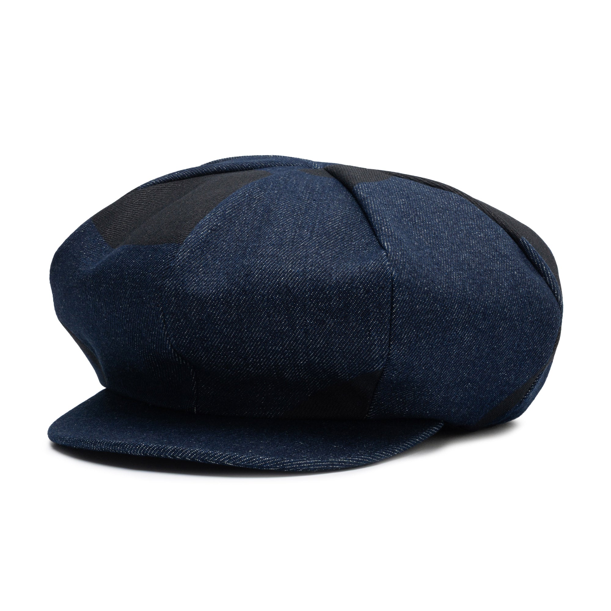 EG Newsboy Cap 12oz Denim Indigo 25F1H053
