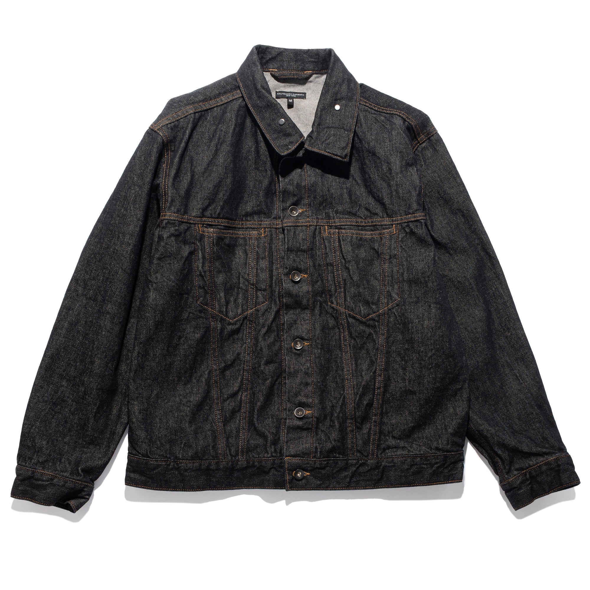 EG Type 5 Jean Jacket Black 14oz Cone Denim 25F1D081