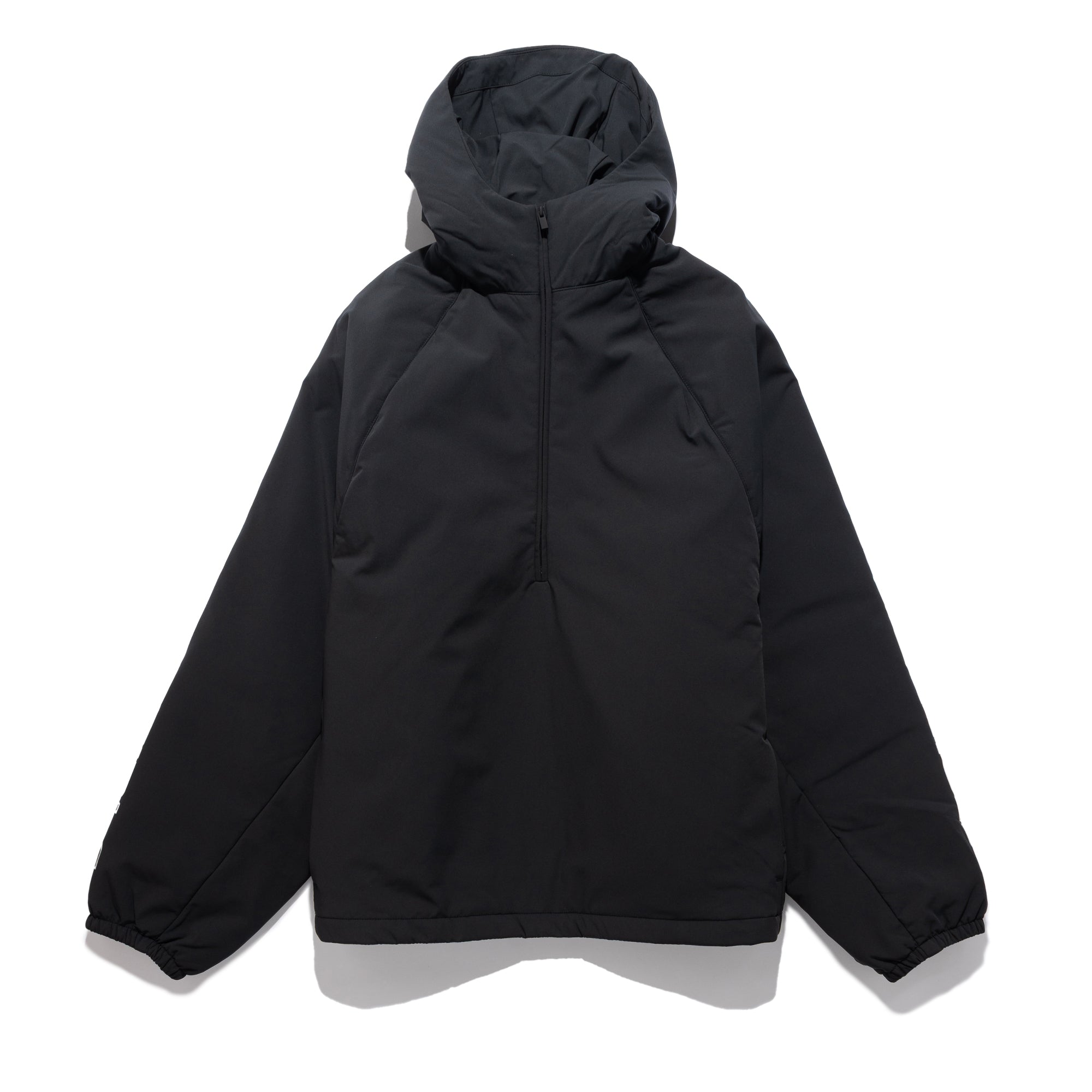 Tech Nylon Half Zip Anorak Vintage Black 202HO258241F