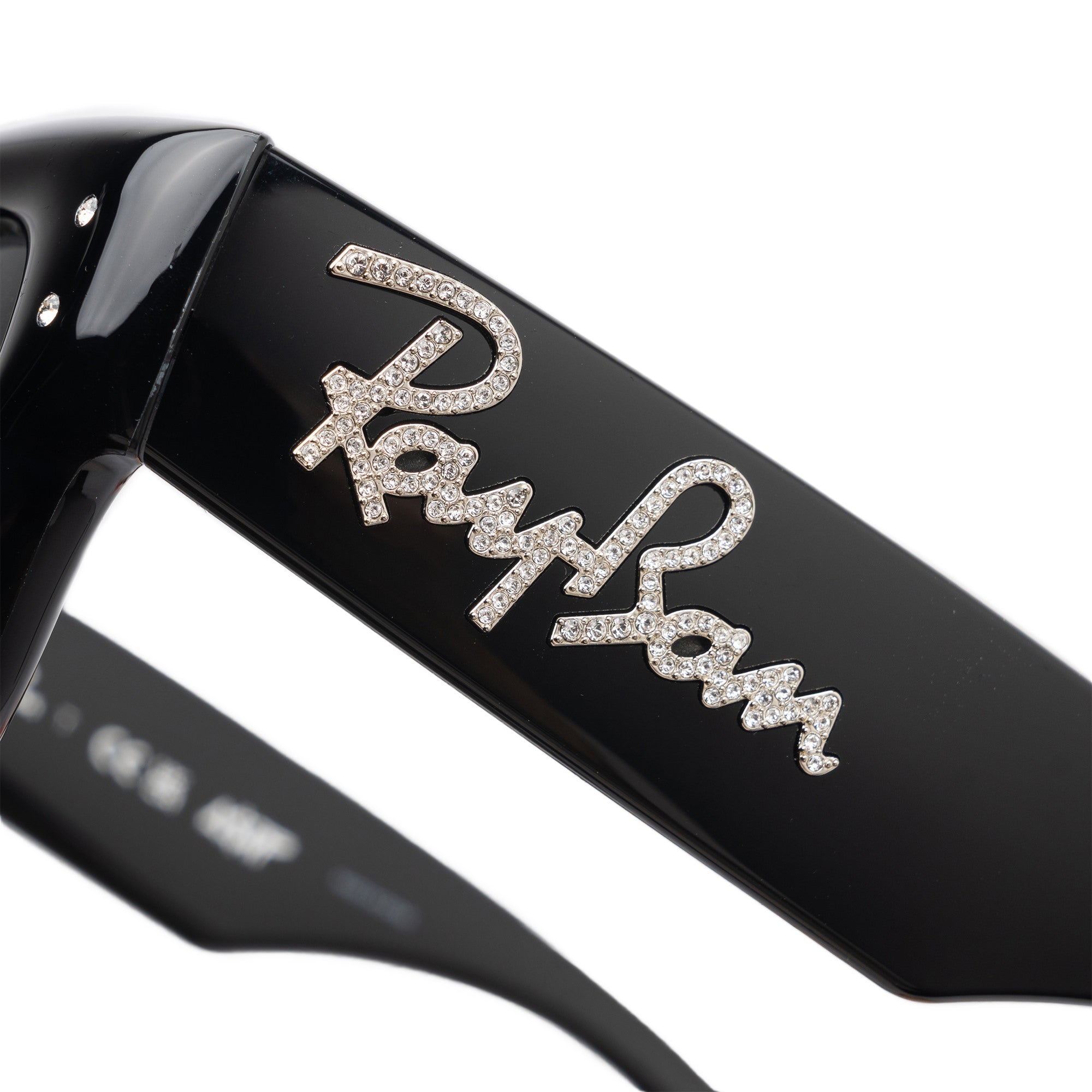 A$AP Rocky Wayfarer Puffer Swarovski Strass Black 5080