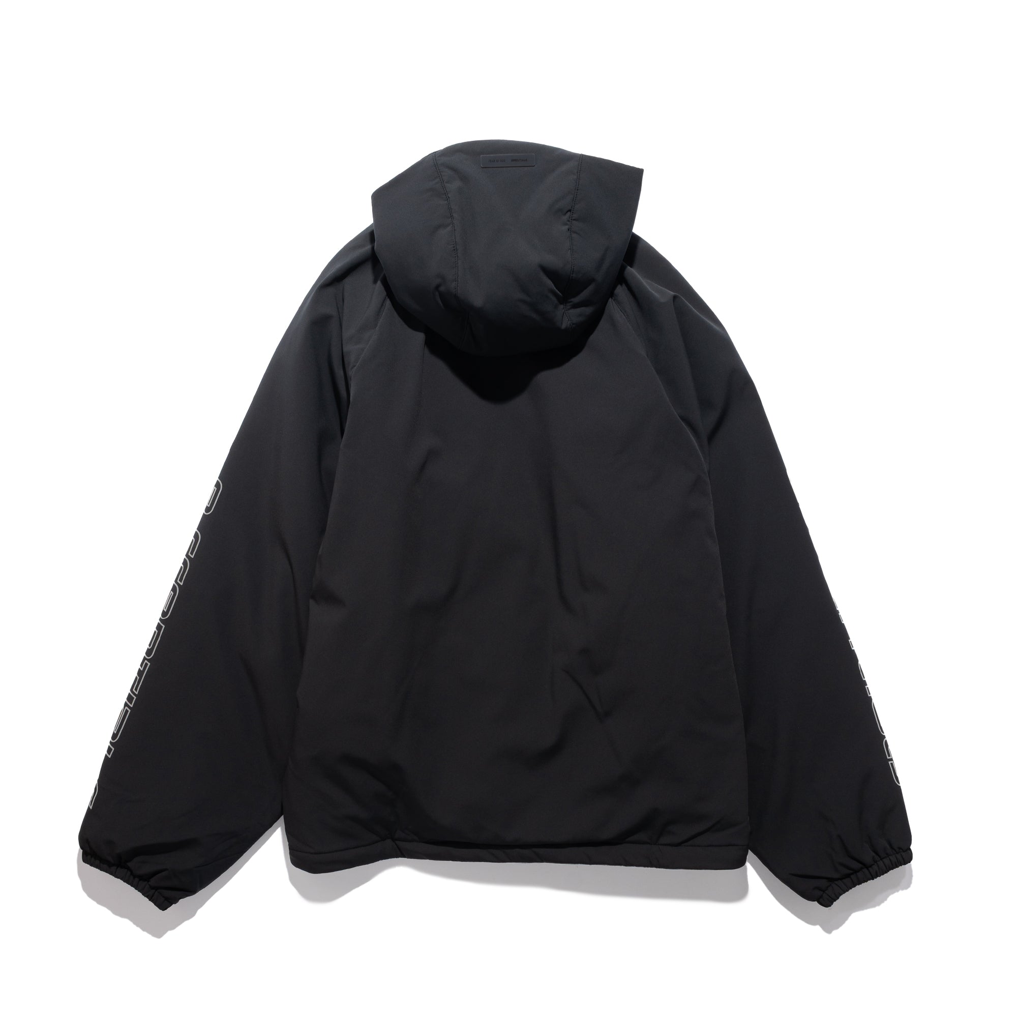 Tech Nylon Half Zip Anorak Vintage Black 202HO258241F