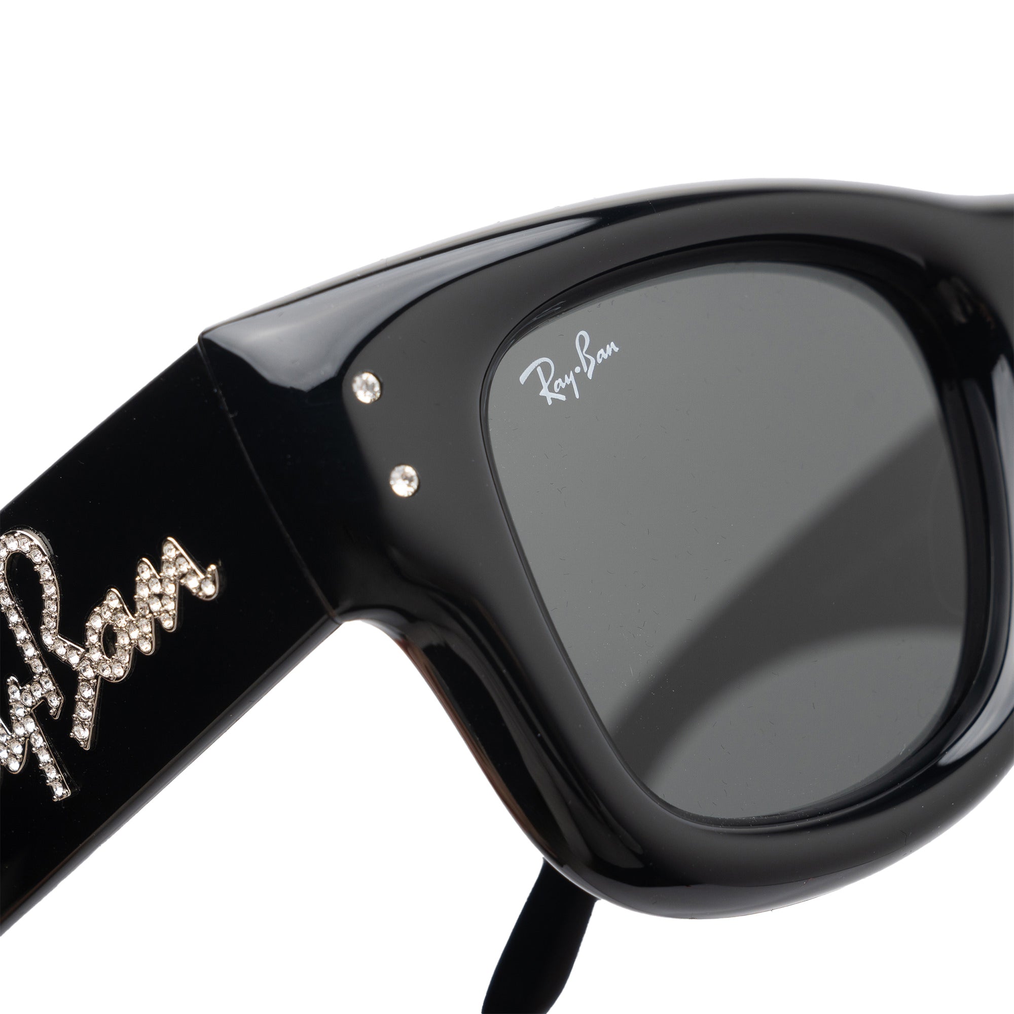 A$AP Rocky Wayfarer Puffer Swarovski Strass Black 5080