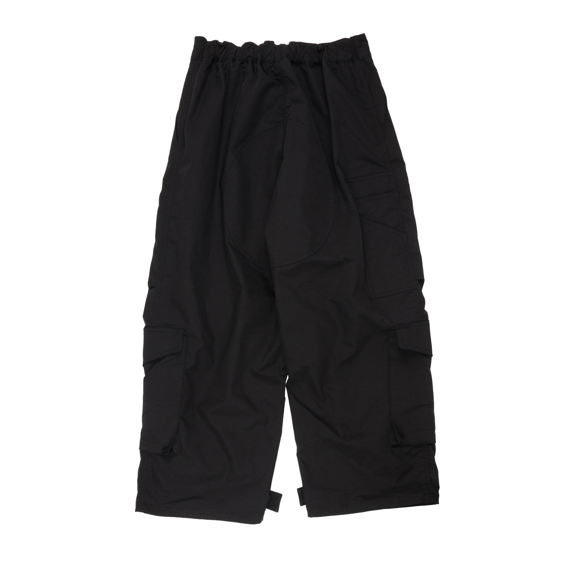 JW MAN Wide-Fit Cargo Pants Black WM-P007-051