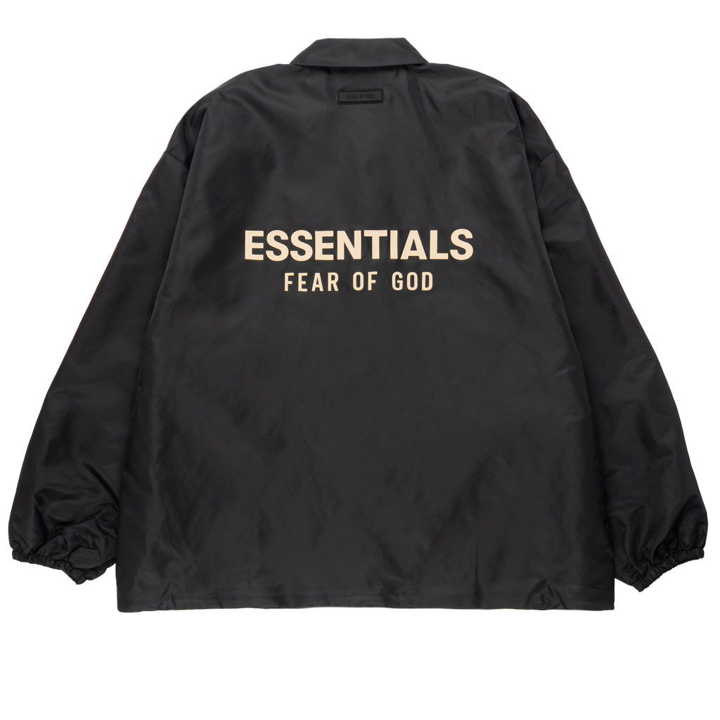 Essentials Coaches Jacket FW23 Jet Black
