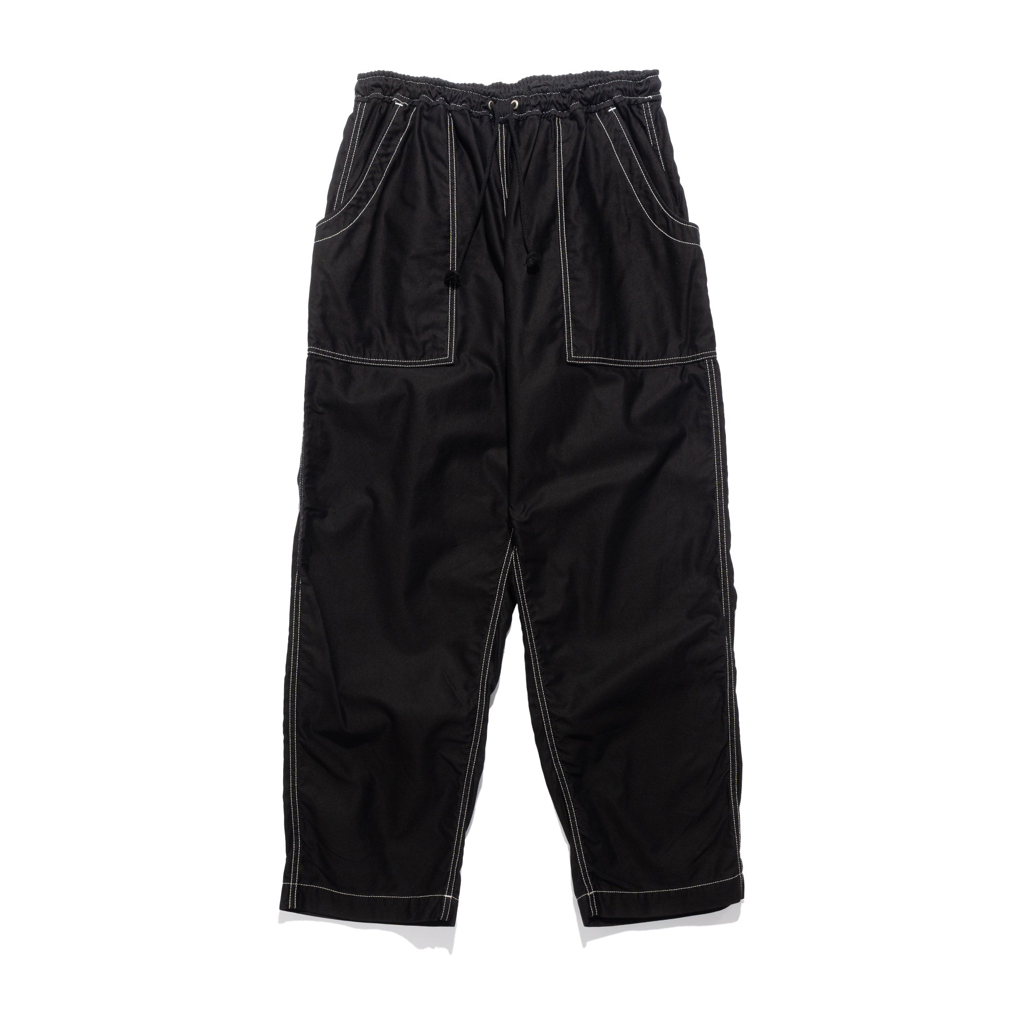 CdGH Top Stitch Drawcord Trouser Black HP-P018-051-1