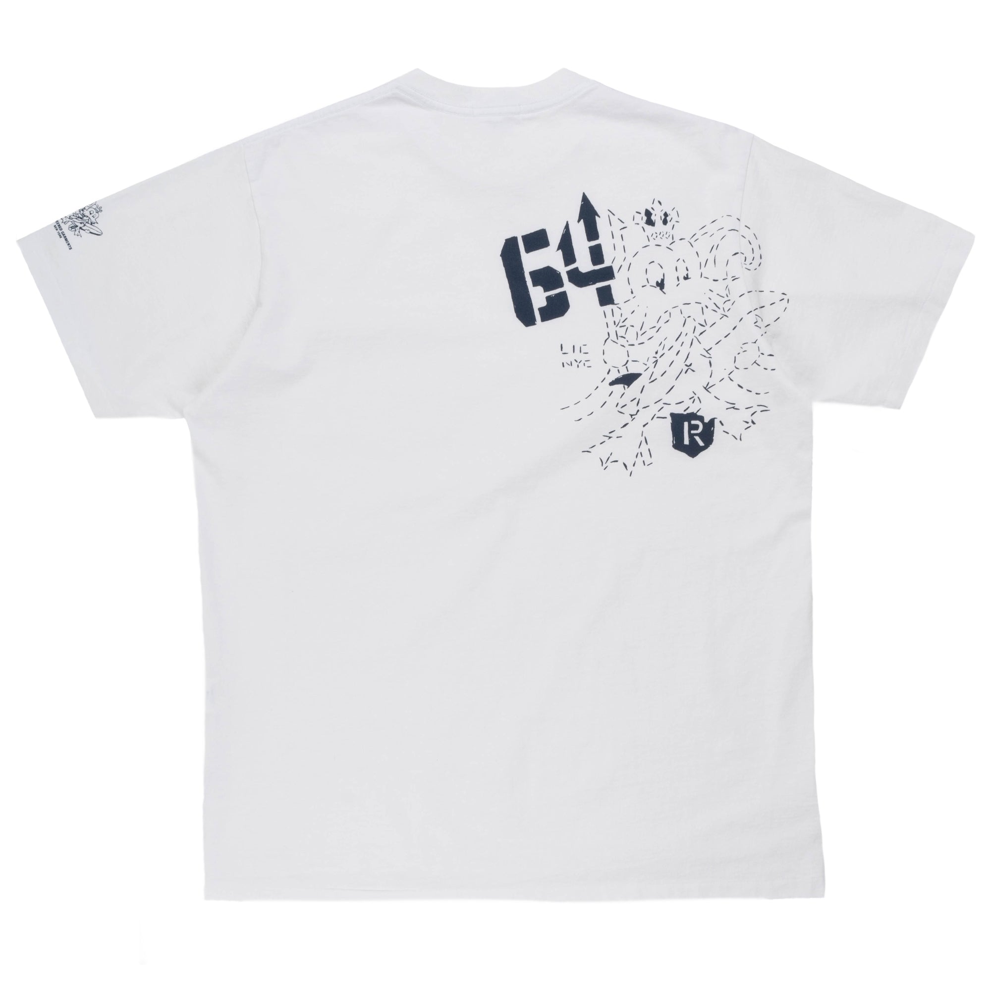 Pleasures logo-print T-shirt Grau