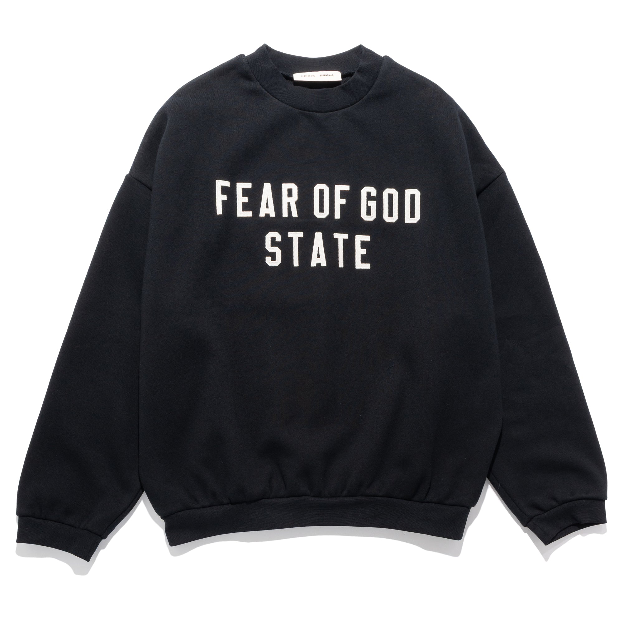 90's Fit Fleece Crewneck Jet Black 192SP256550F