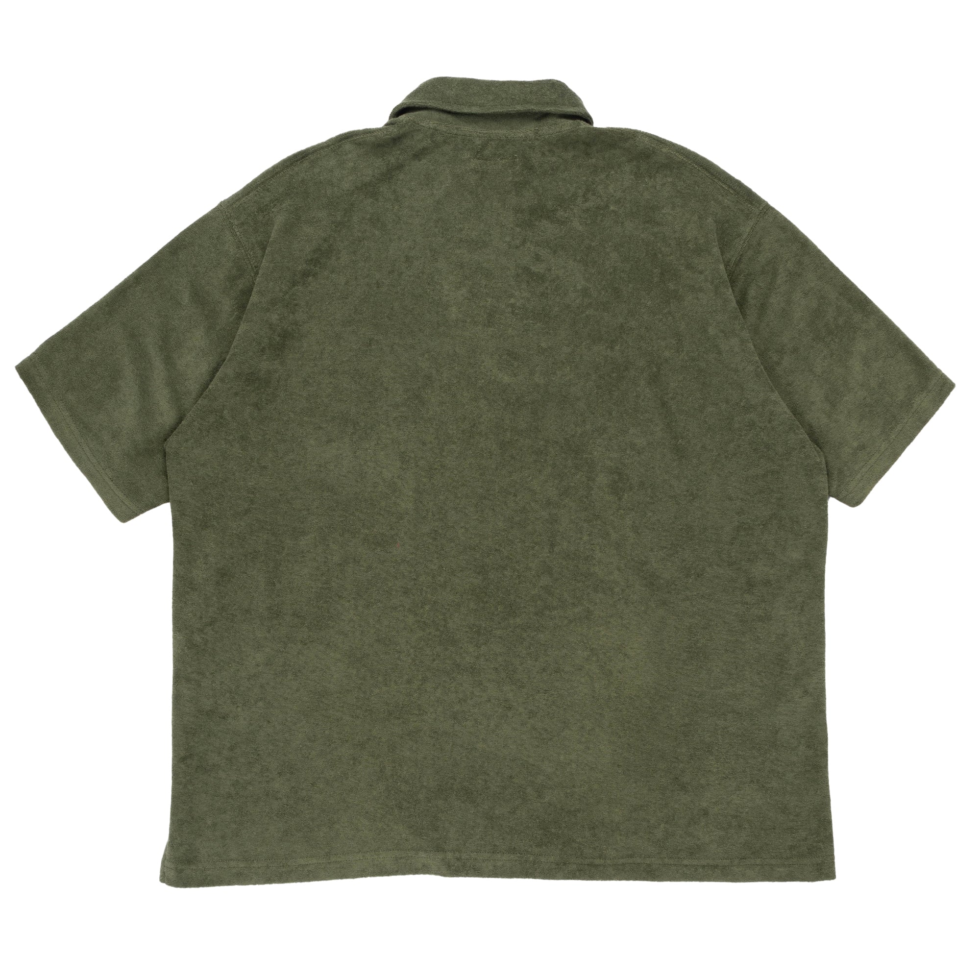 EG Polo Shirt Olive CP Velour 24S1B036