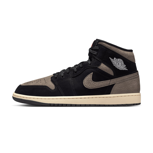 Air Jordan 1 Mid BLACK/OLIVE GREY IB7110-002