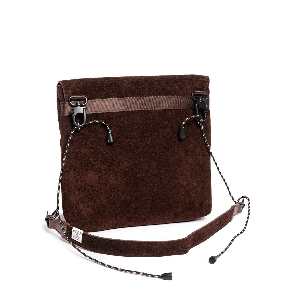 Waterproof Suede Sacoche Choco 091750-23