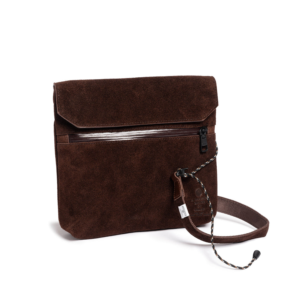 Waterproof Suede Sacoche Choco 091750-23