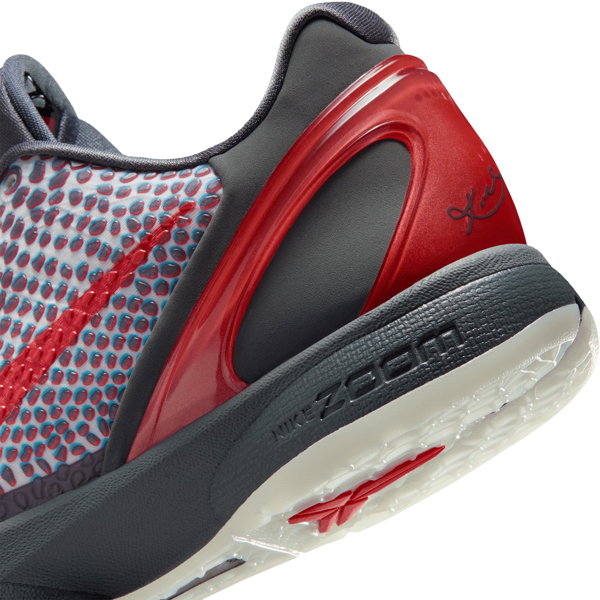 Kobe 6 Protro DARK GREY/CHLORINE BLUE-DARING RED IQ3902-002