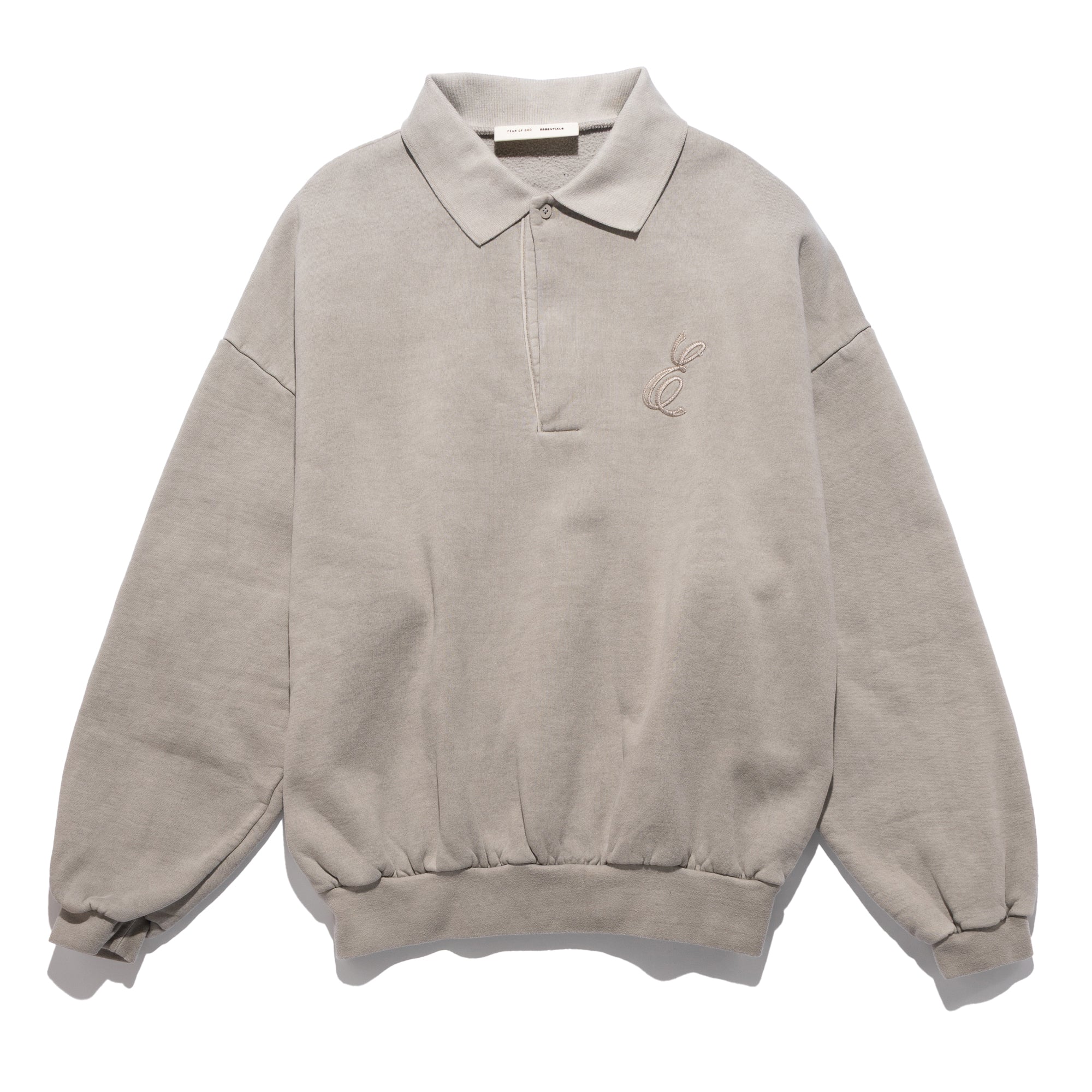 Classic Polo Sweatshirt Smoke Grey 192HO252041F