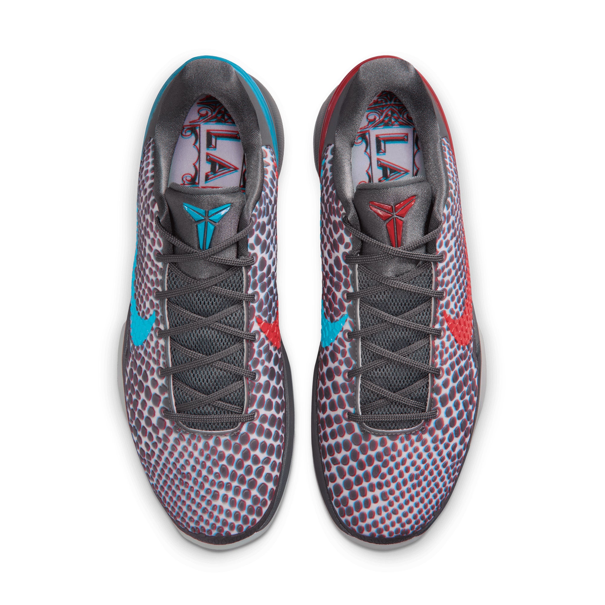 Kobe 6 Protro DARK GREY/CHLORINE BLUE-DARING RED IQ3902-002