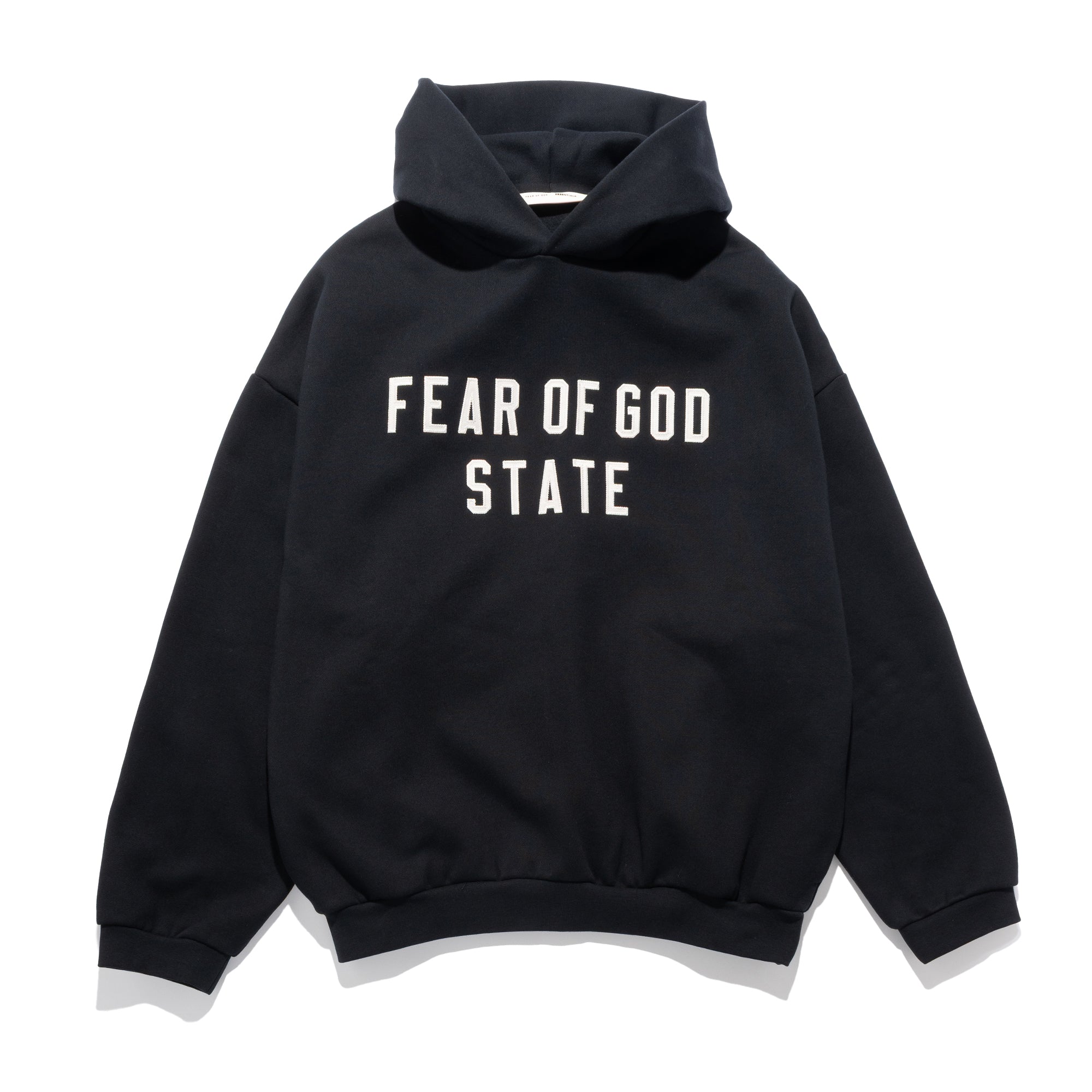 90's Fit Fleece Hoodie Jet Black 192SP256210F