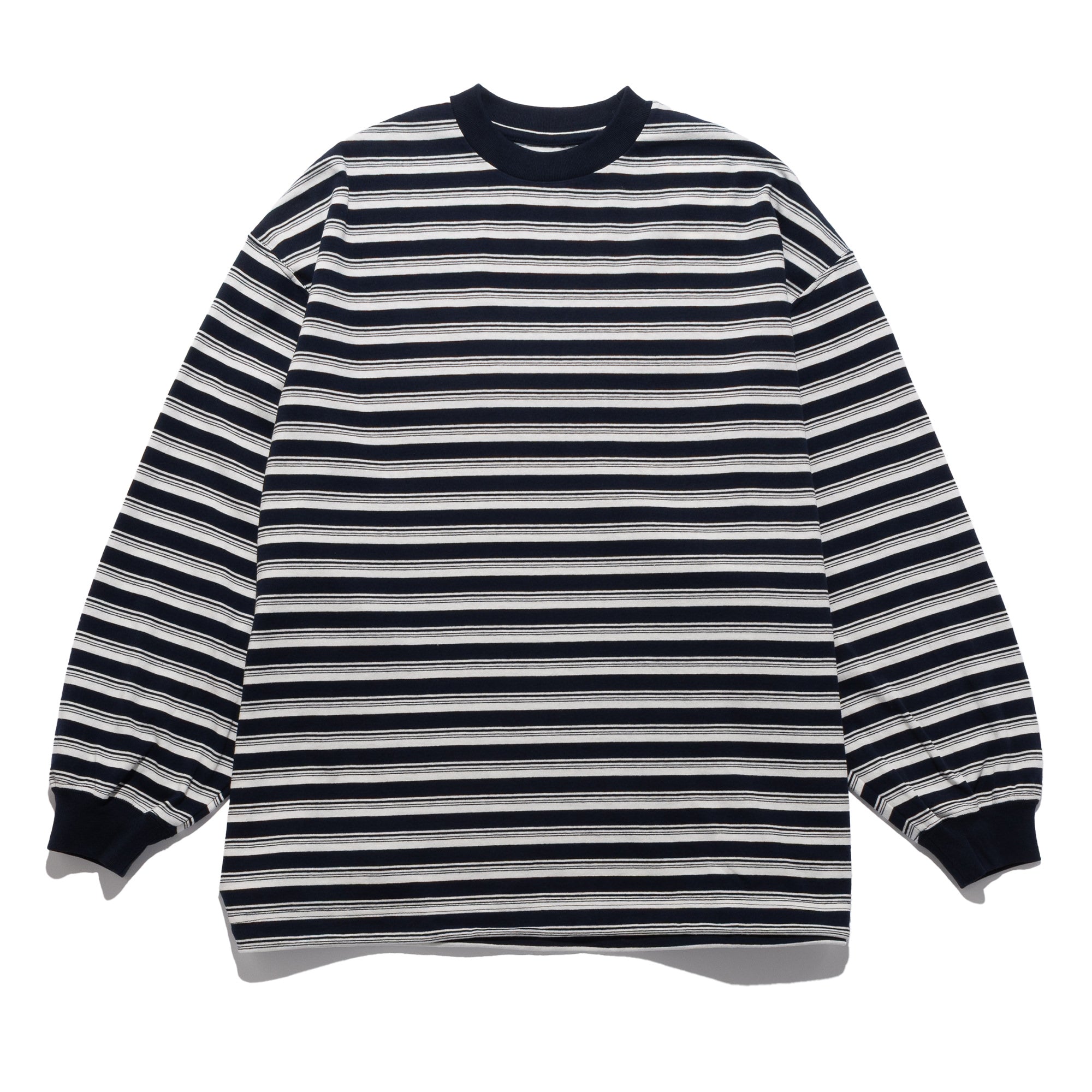 Balloon Striped LS Tee Navy 1004AWCS03