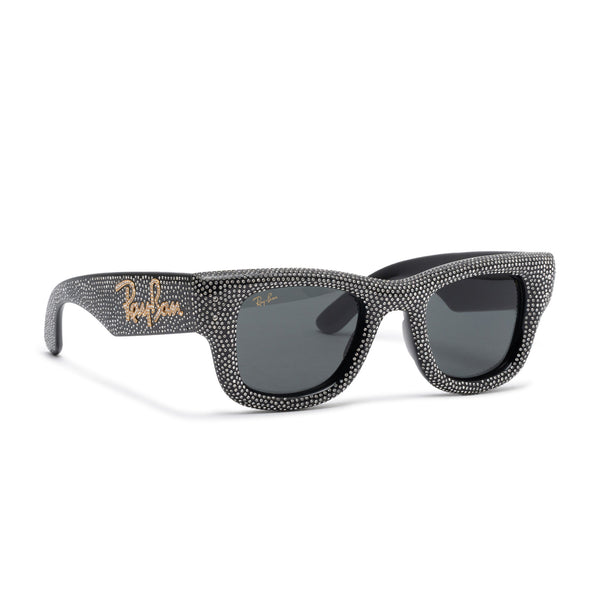 A$AP Rocky Wayfarer Puffer Swarovski Pavé Strass Black 5004