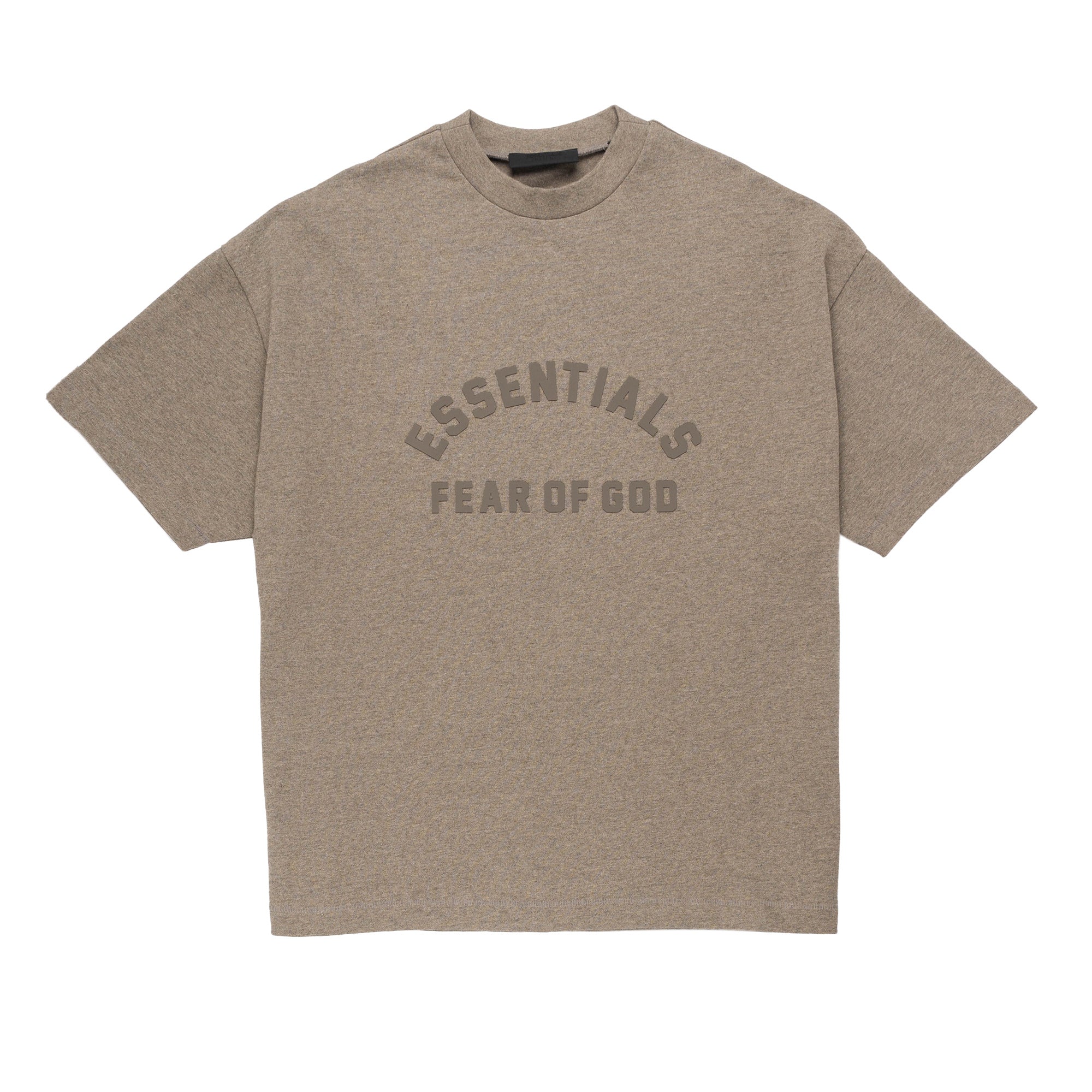 Essentials Spell Out Tee Summer 24 Heather Grey