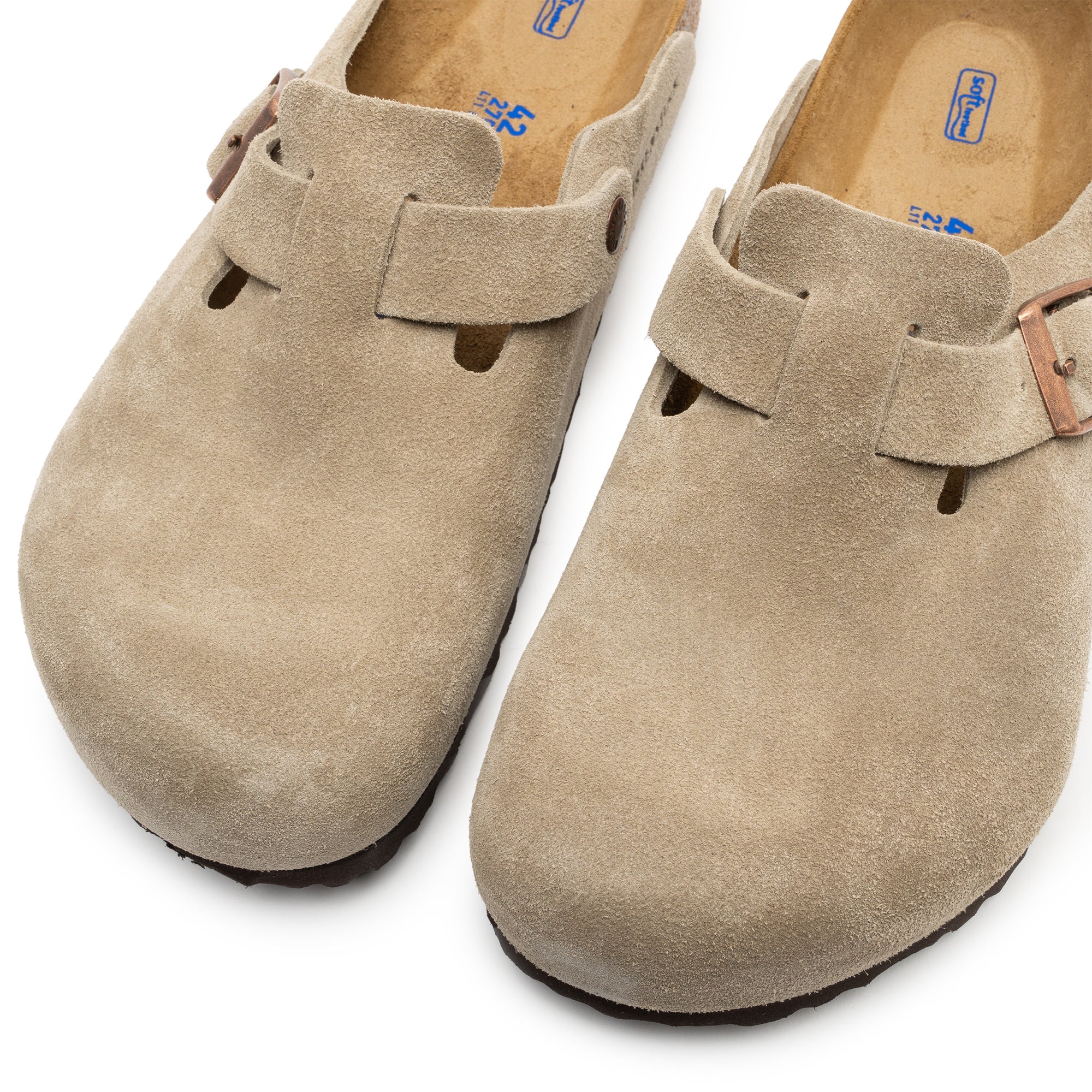 Boston Soft Footbed Taupe Suede 560771