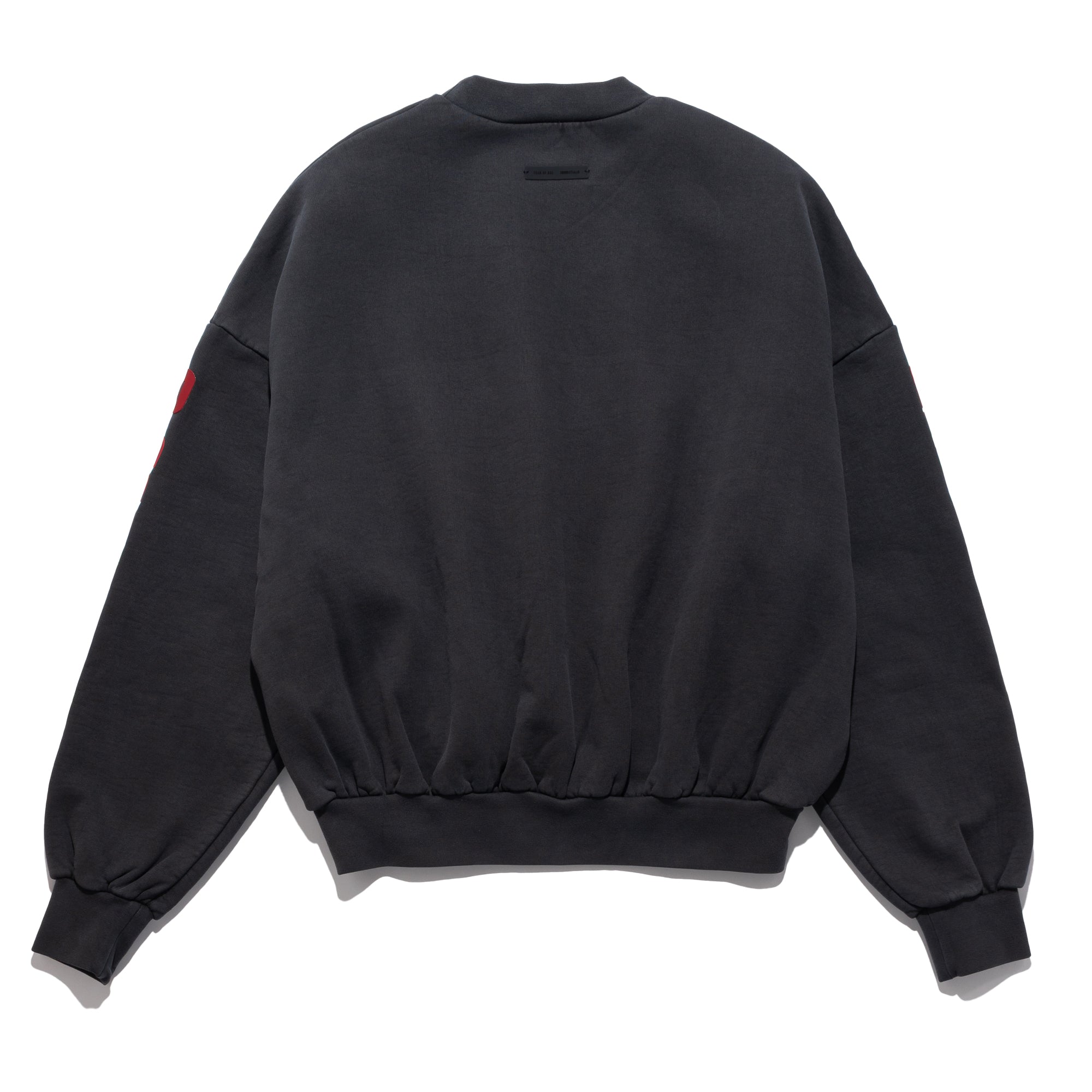 Cropped Relaxed Sweatshirt Chicago Iron Grey 192HO256892F