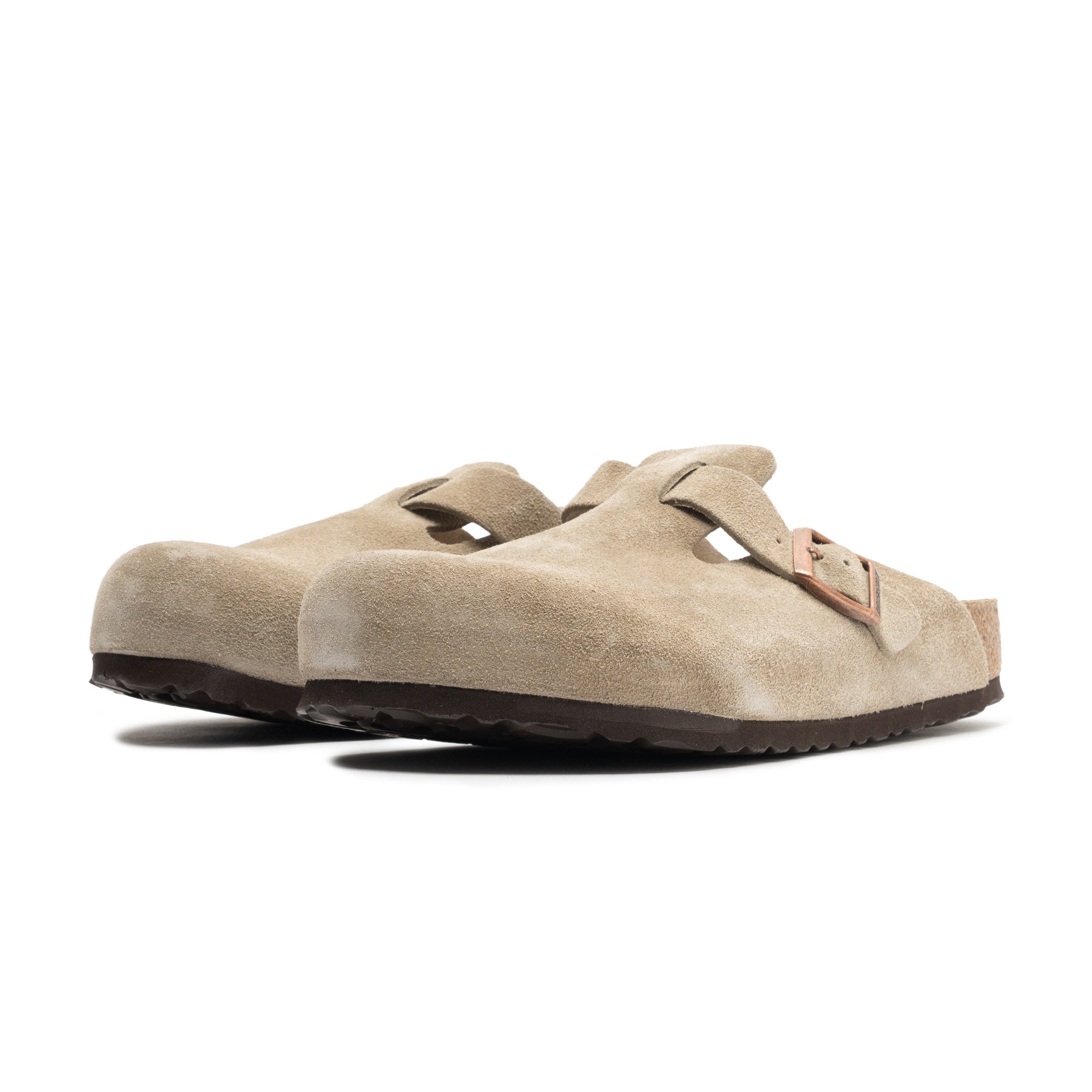 Boston Soft Footbed Taupe Suede 560771