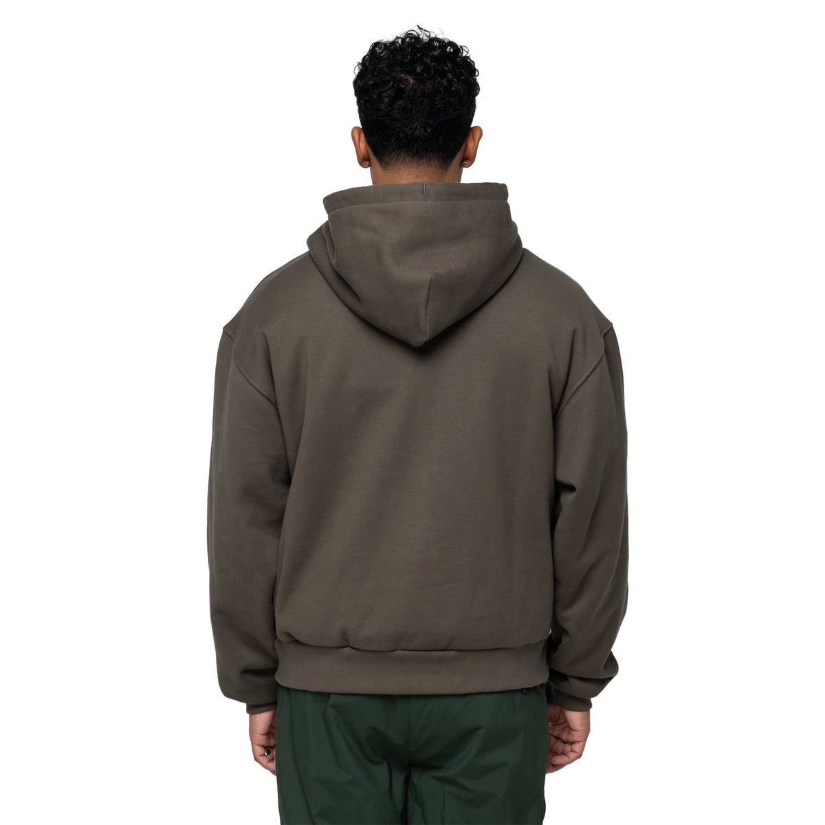 TNF Red Box Hoodie Taupe Green NF0A8EF