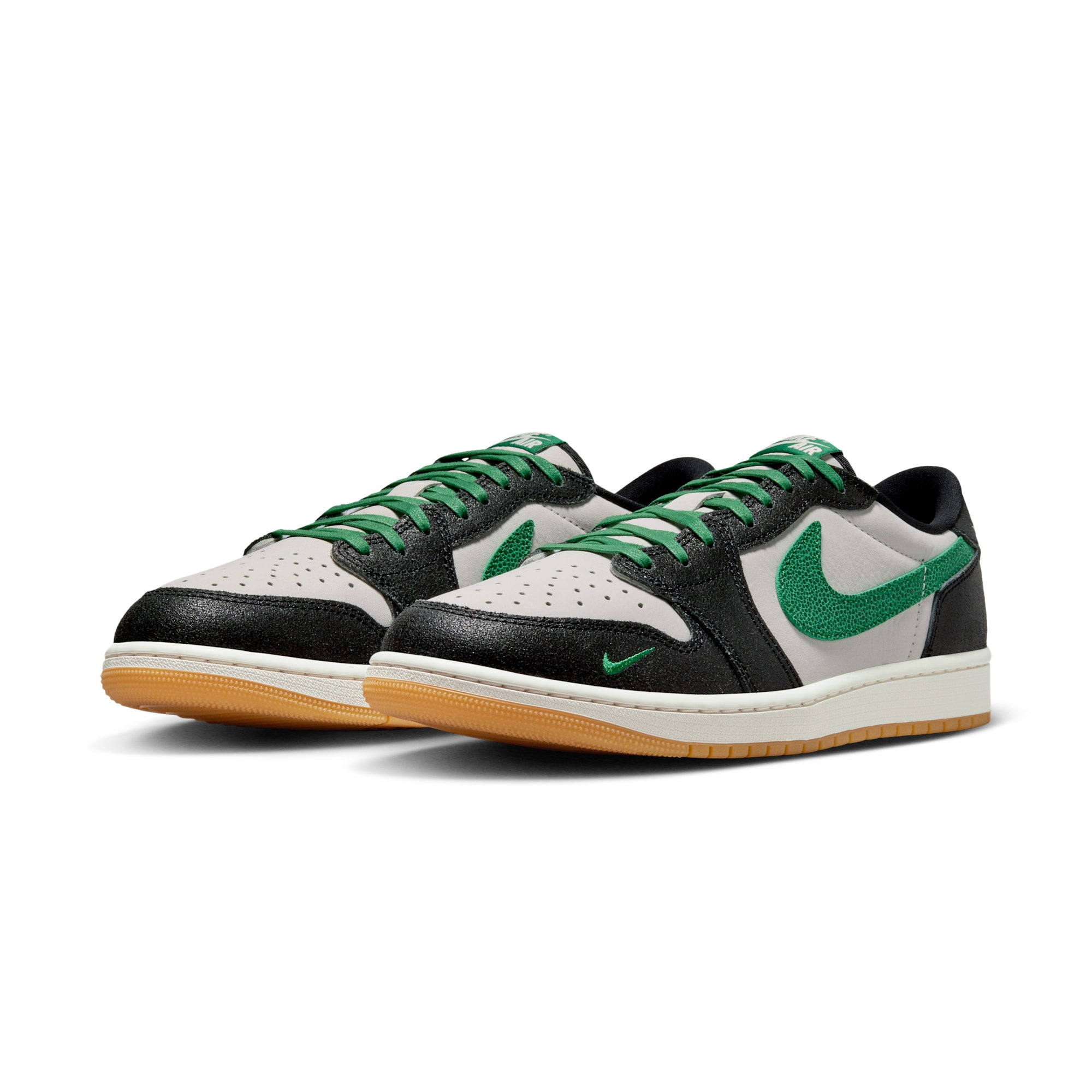 Air Jordan 1 Retro Low OG Phantom and Pine Green IR2283-030