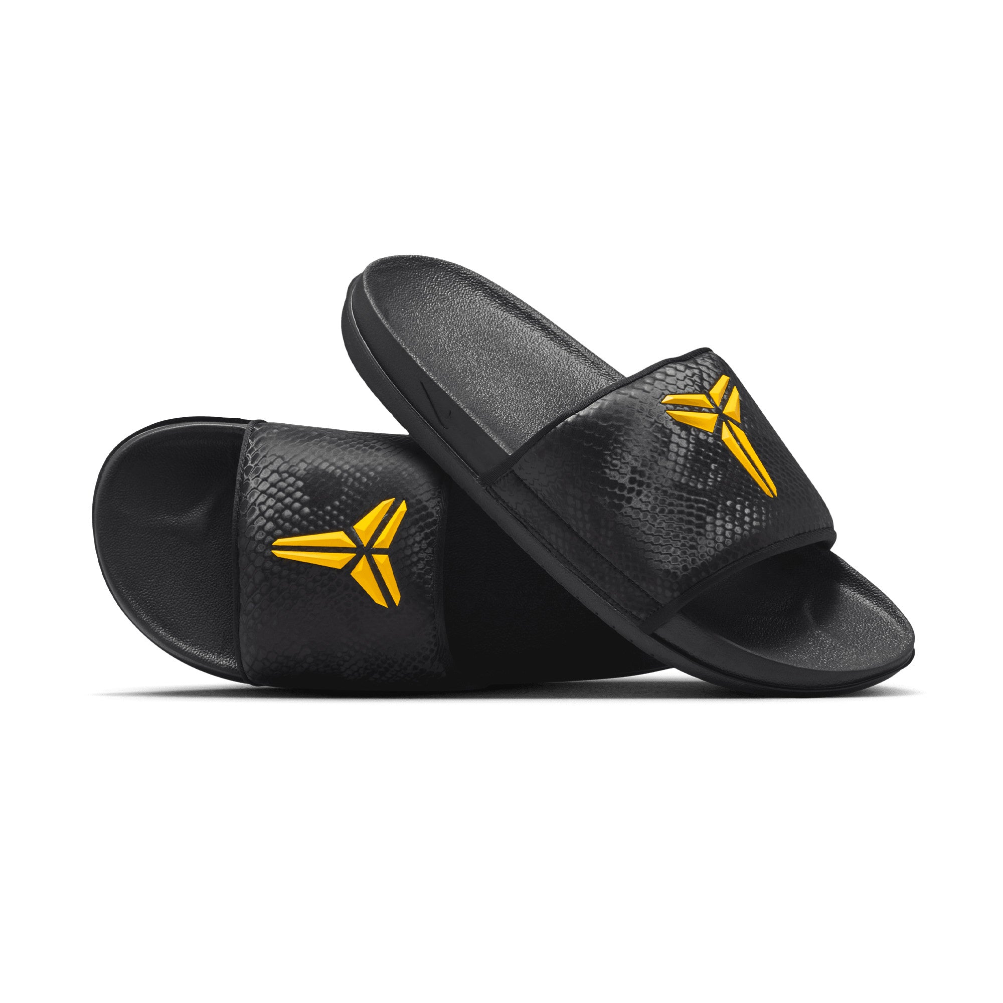 Kobe Offcourt Slide BLACK/UNIVERSITY GOLD IF2870-003