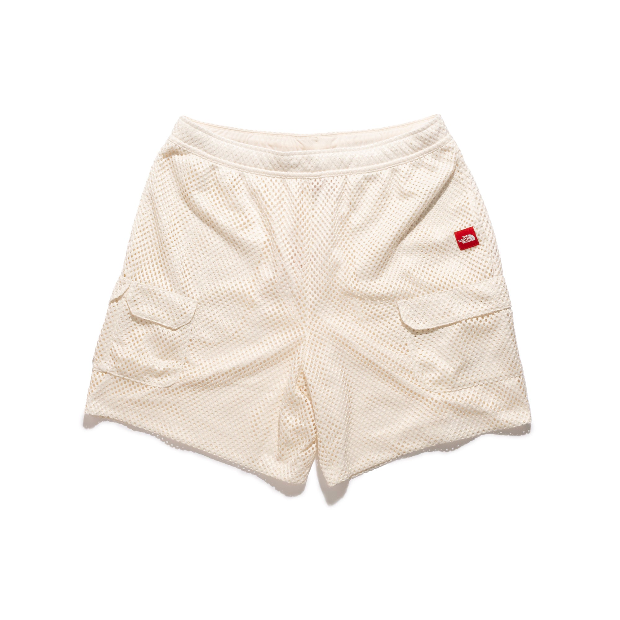 TNF Red Box Mesh Utility Shorts Dune NF0A8FPC