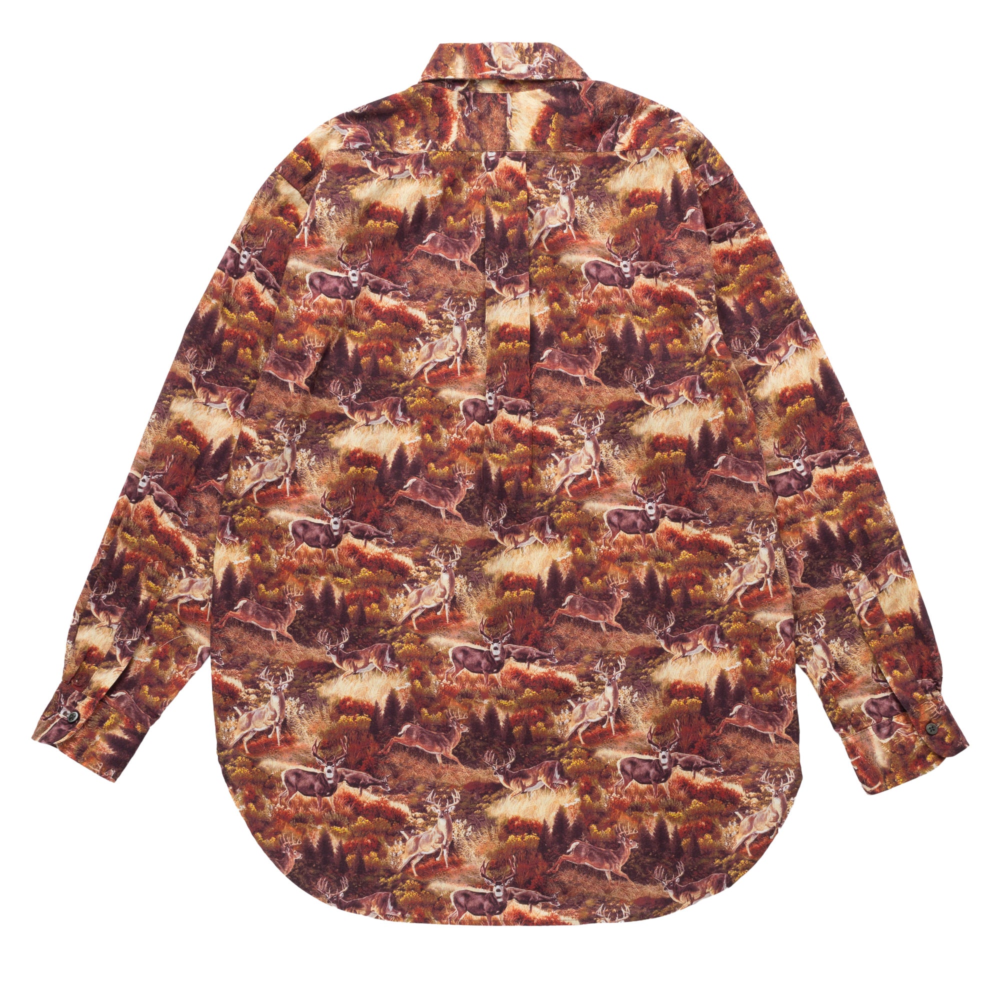 EG 19 Century BD Shirt 23F1A001 Brown Deer Print