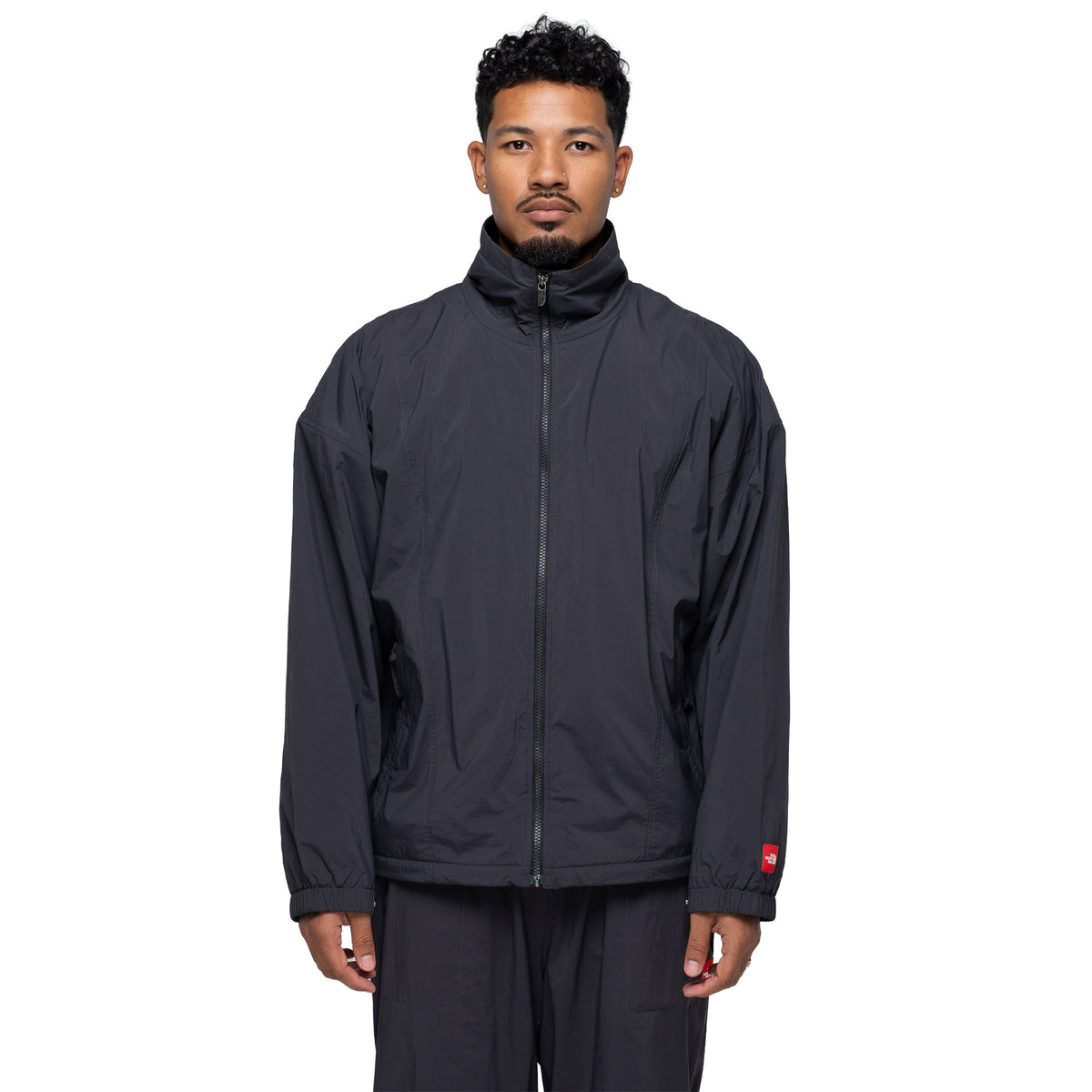 TNF Red Box Nylon Jacket Obsidian NF0A8HDK